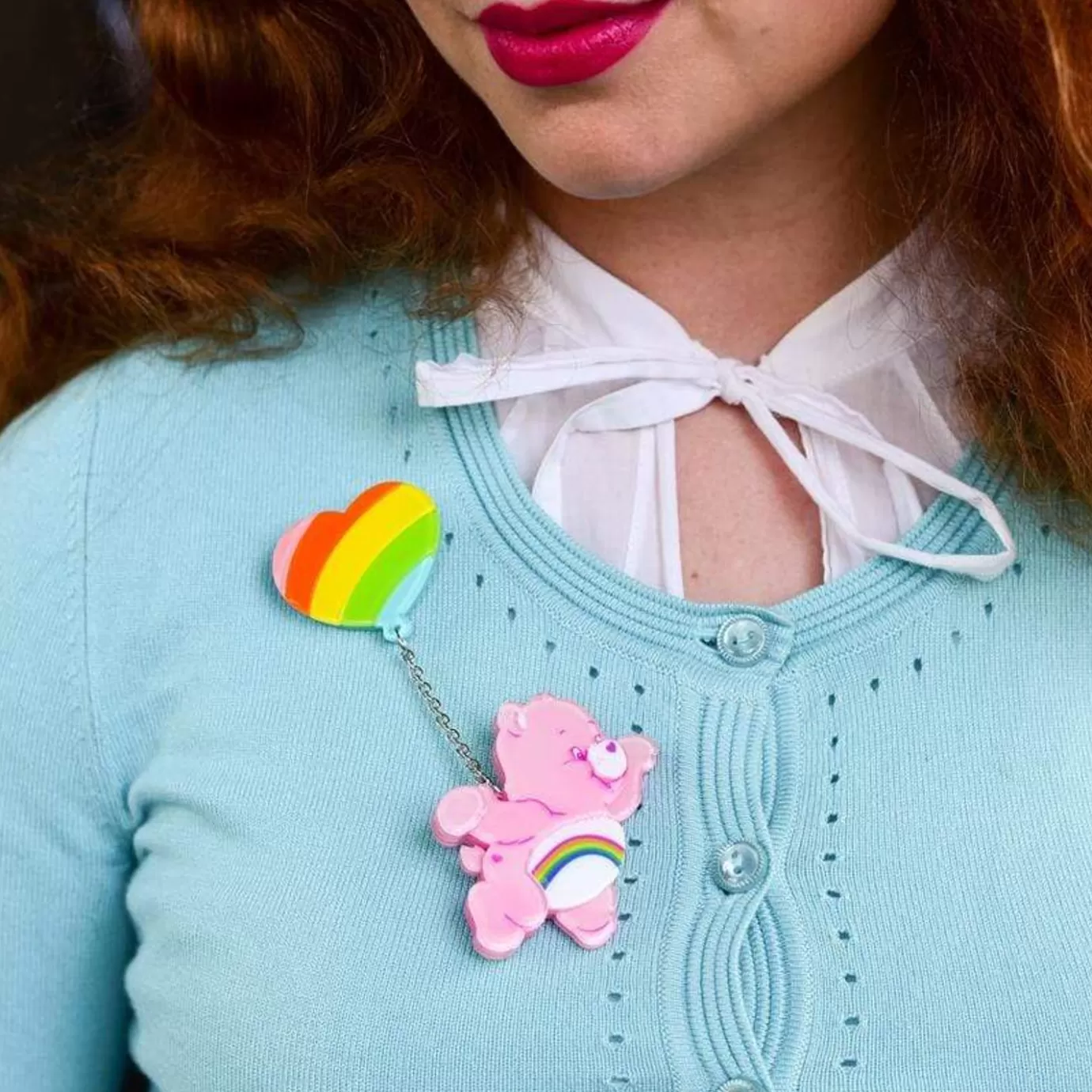Erstwilder Cheer Bear In The Sky Brooch* Brooches