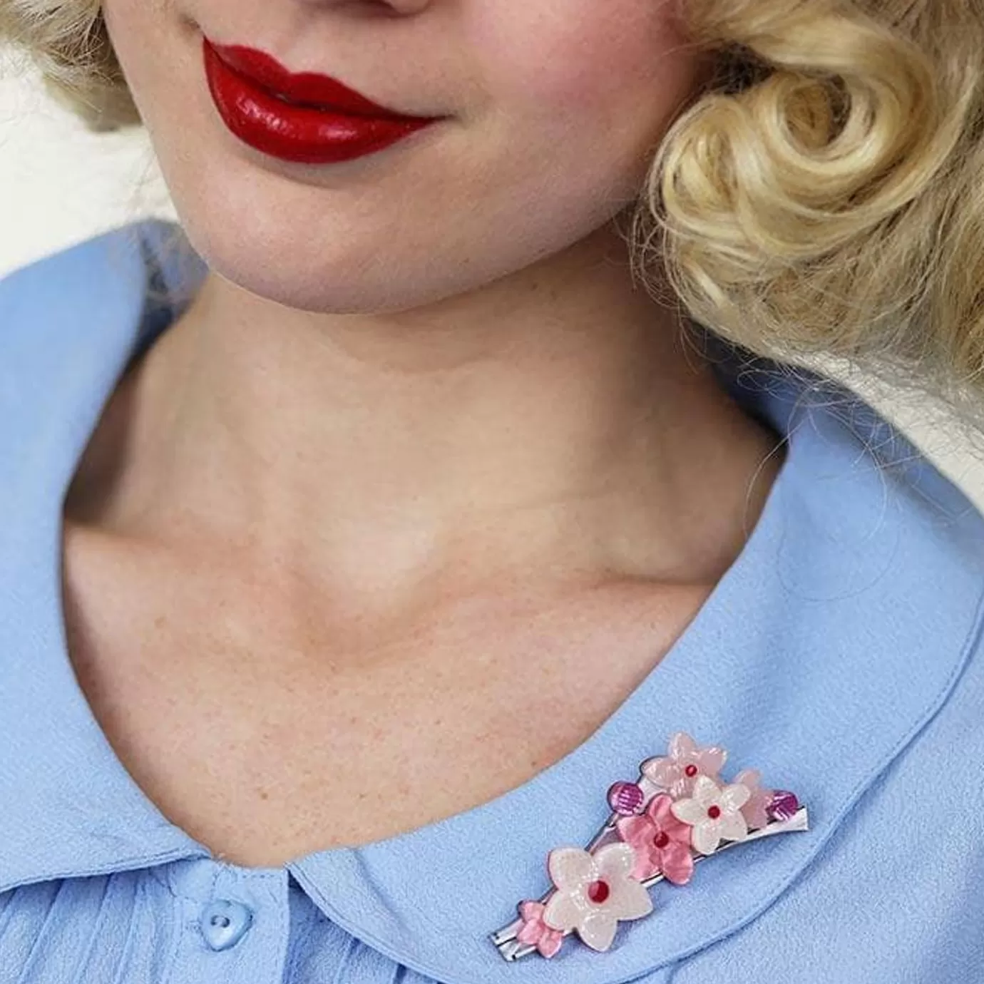 Erstwilder Cheery Cherry Blossom Brooch* Brooches