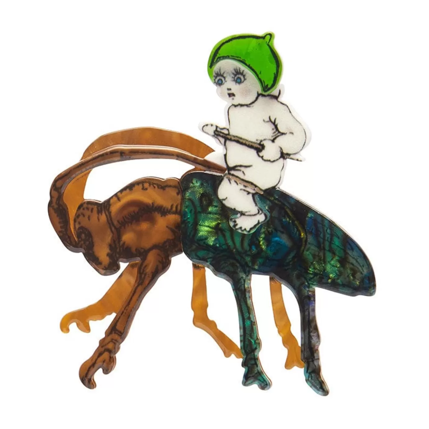 Erstwilder Christmas Beetle Brooch* Brooches