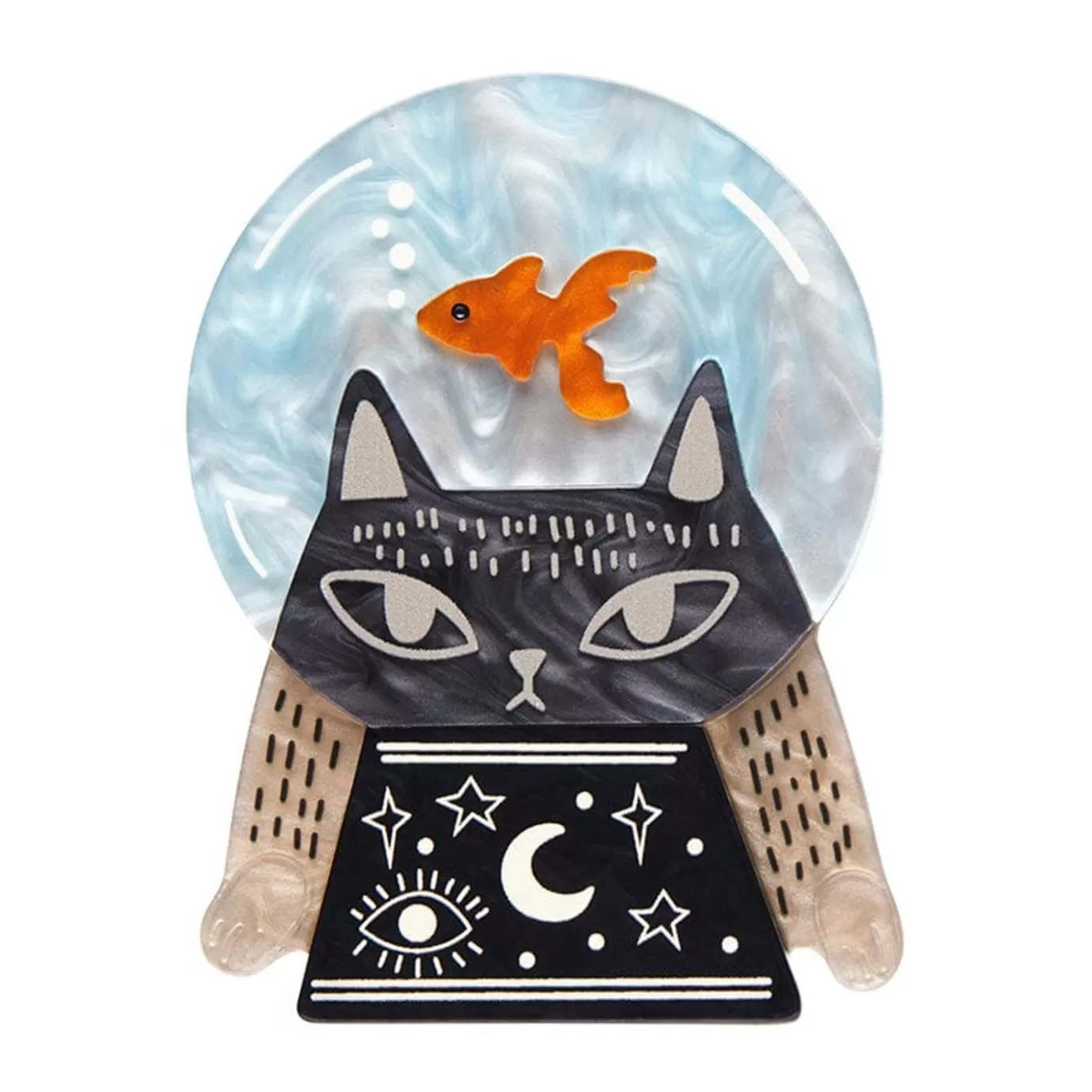 Erstwilder Clairvoyant Cat Brooch* Brooches
