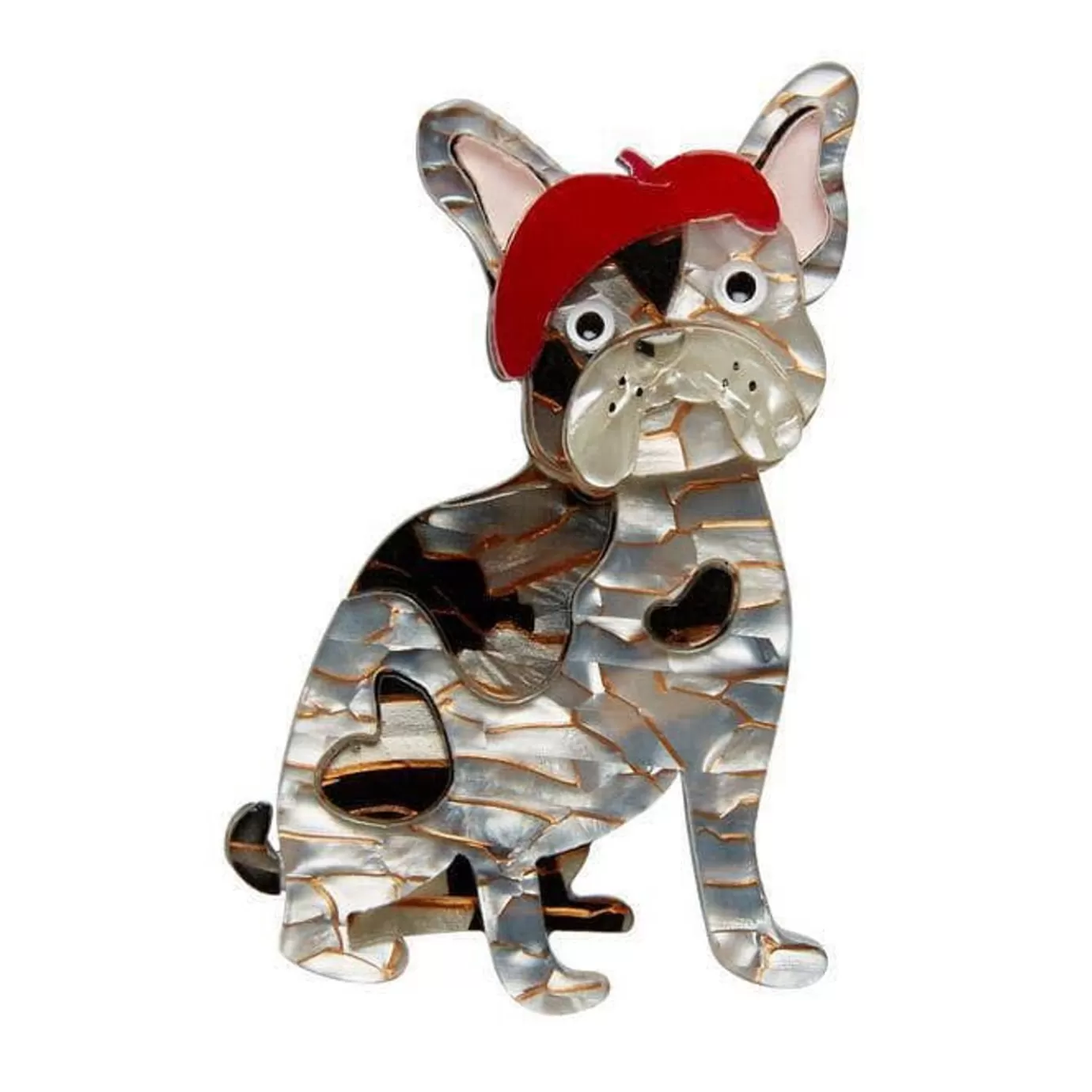 Erstwilder Claude The Chic Dog Brooch* Brooches