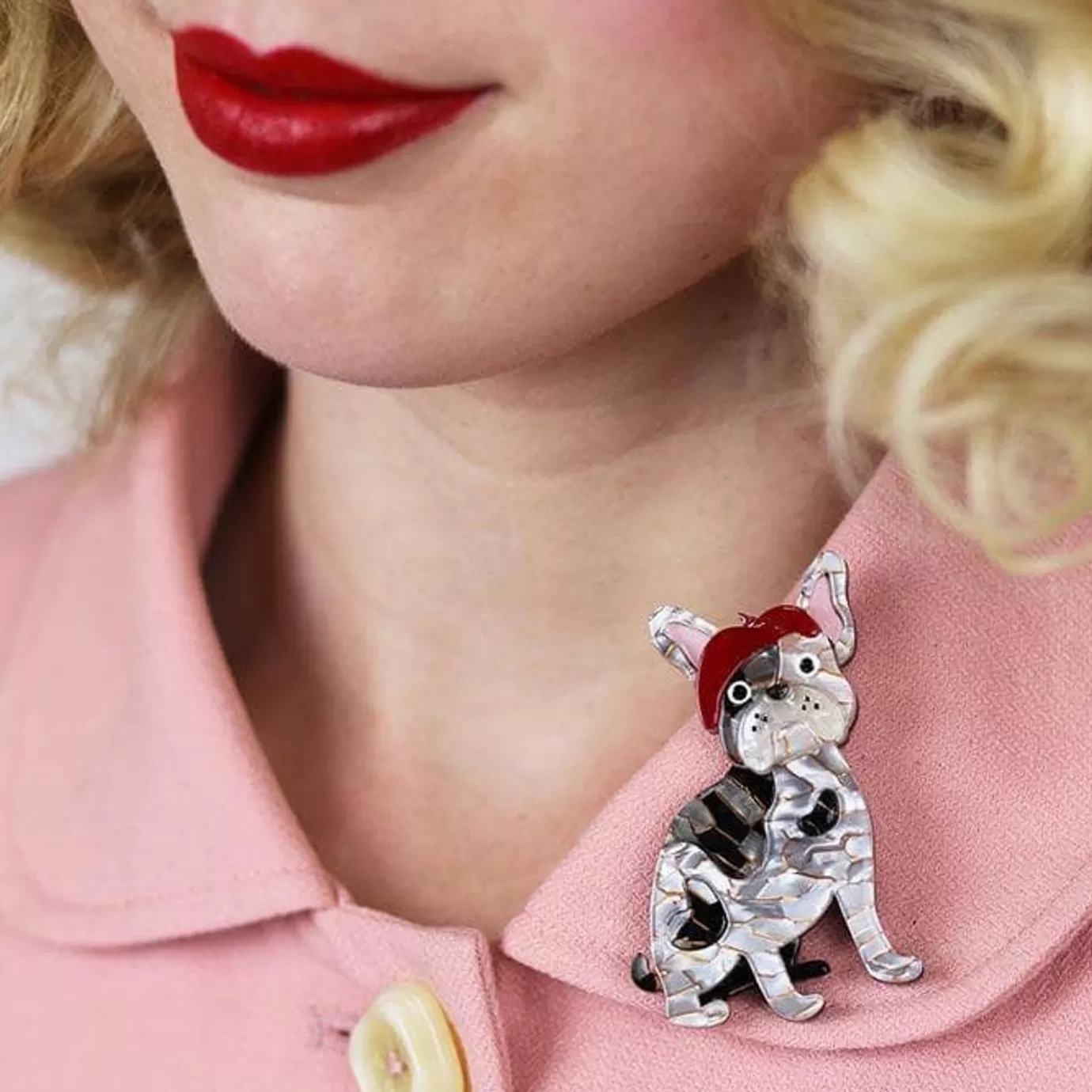 Erstwilder Claude The Chic Dog Brooch* Brooches