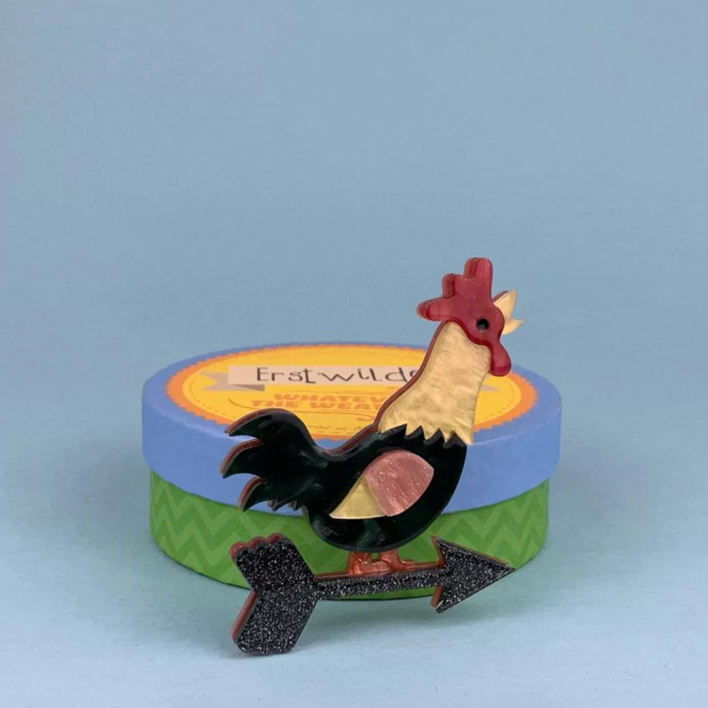 Erstwilder Cockadoodle Doo Brooch* Brooches