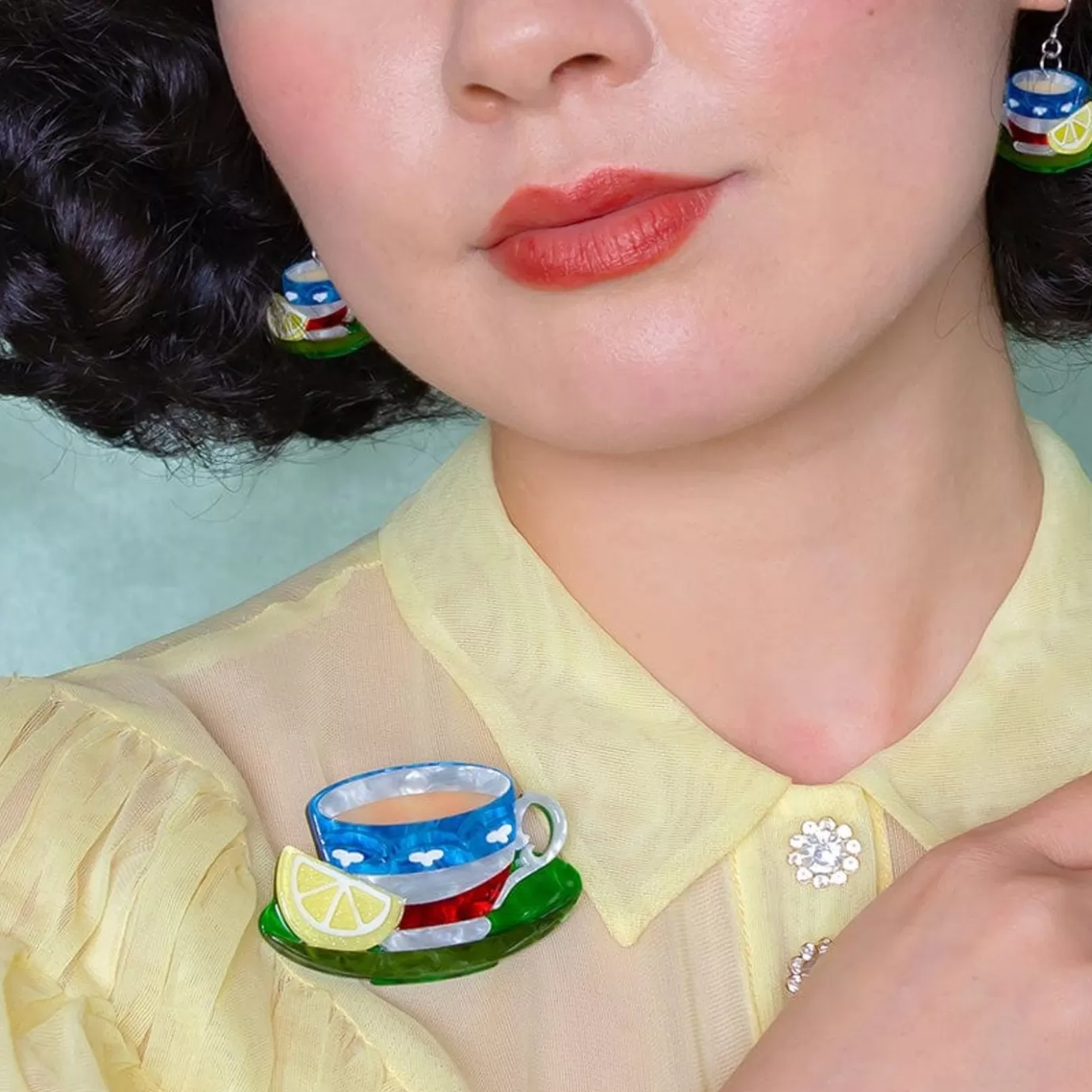 Erstwilder Cuppa Tea Brooch* Brooches