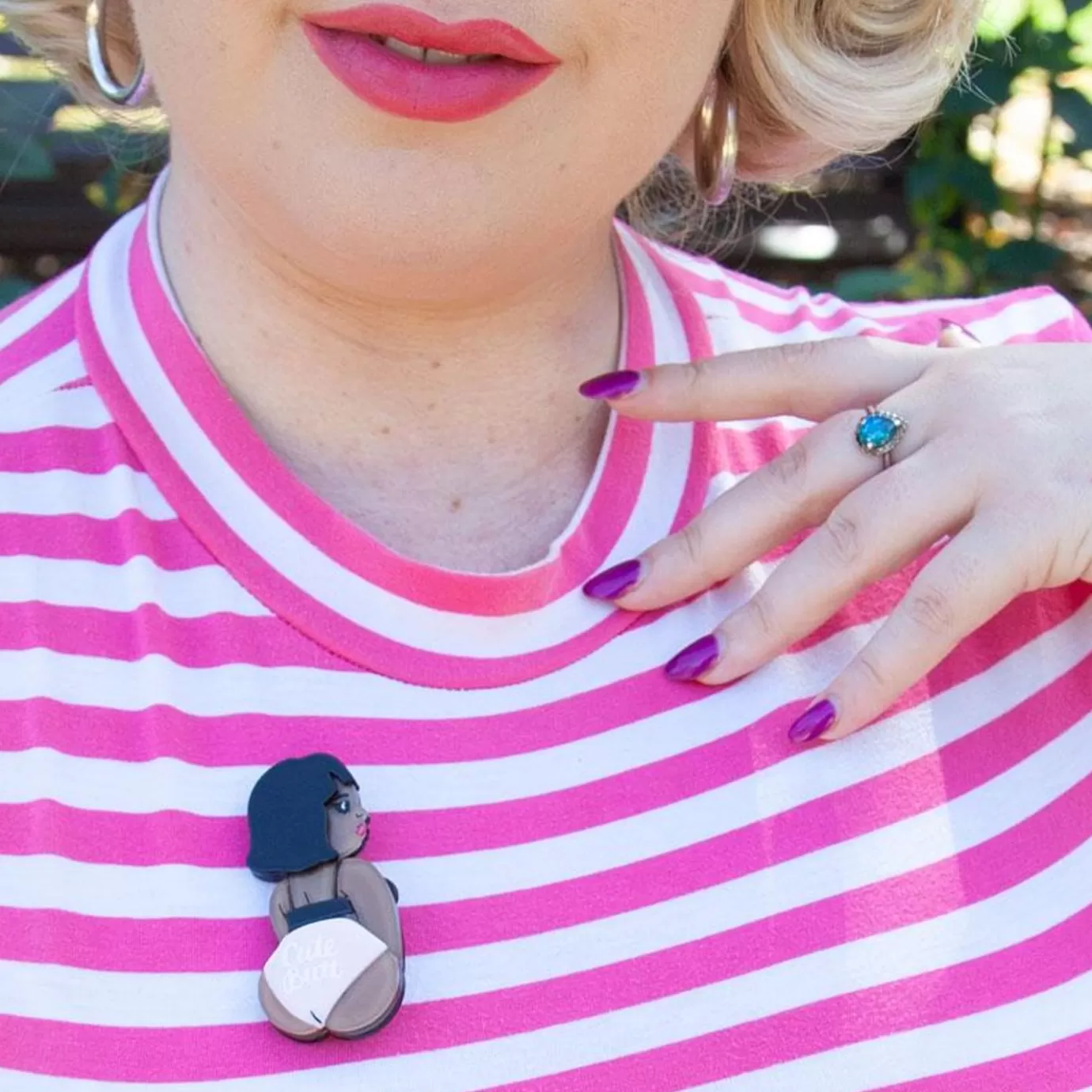 Erstwilder Cute Butt Club Brooch* Brooches