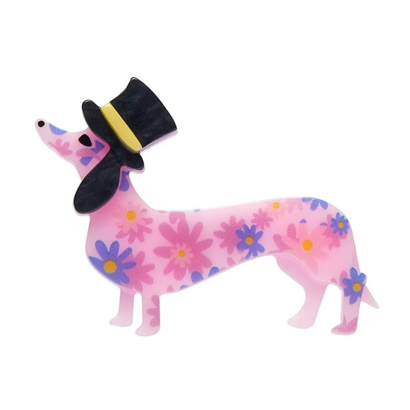 Erstwilder Dapper Dachsund Mini Brooch* Brooches