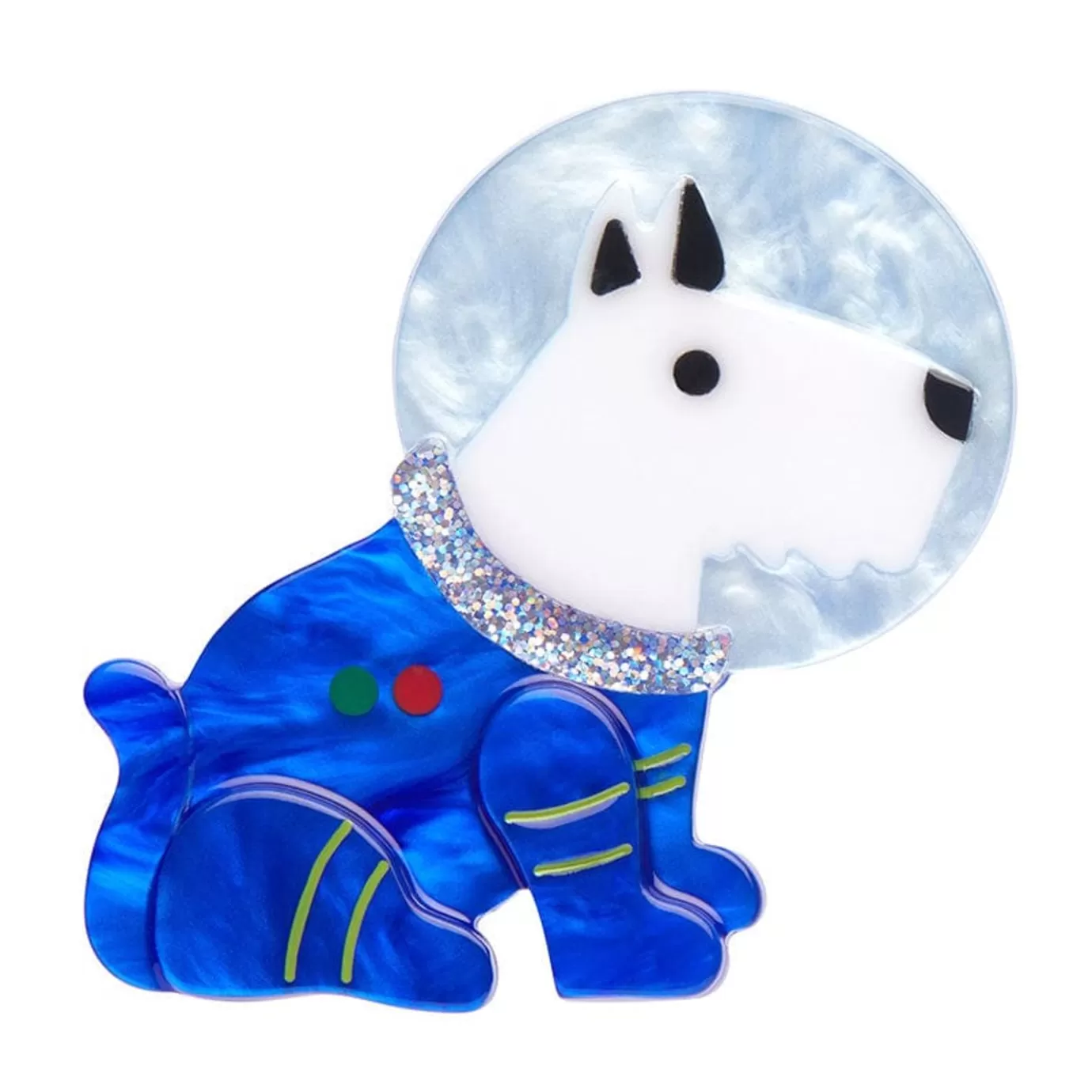 Erstwilder Daring Dogmonaut Brooch* Brooches