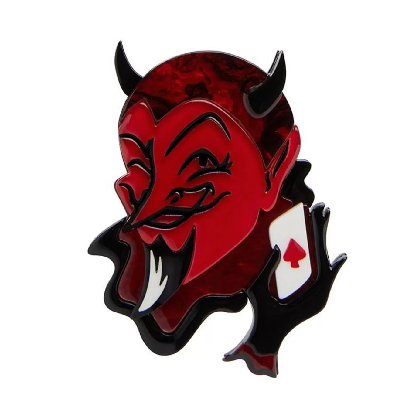 Erstwilder Deal With The Devil Brooch* Brooches