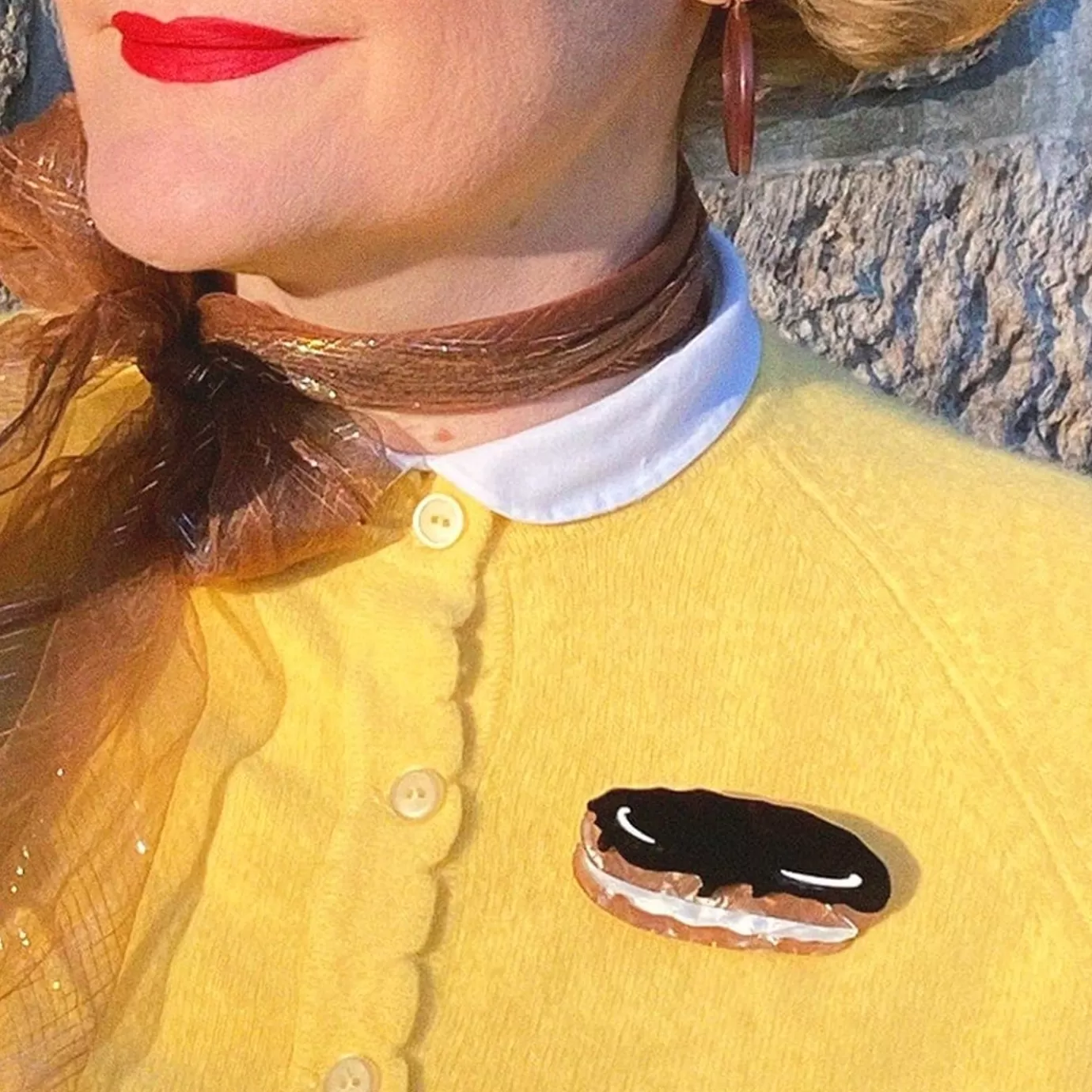 Erstwilder Eclair Au Chocolat Brooch* Brooches