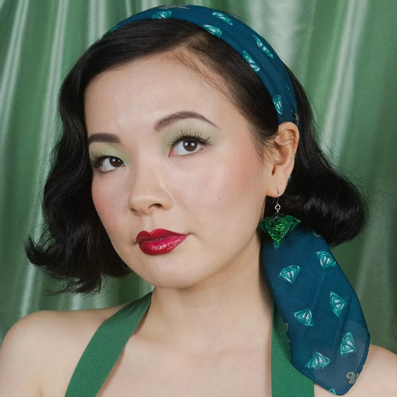 Erstwilder Emerald City Head Scarf* Scarves