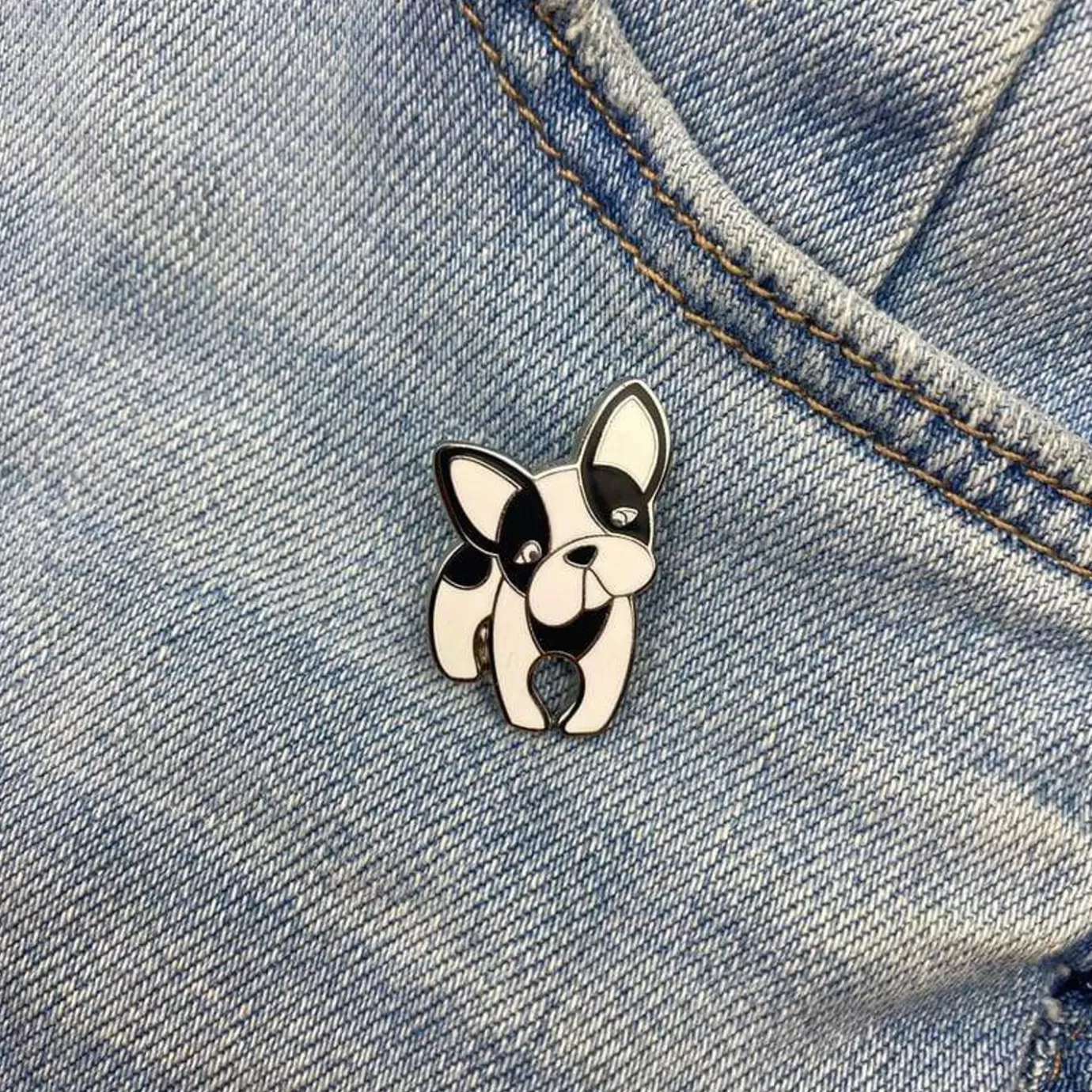 Erstwilder Fabian The French Bulldog Enamel Pin* Enamel Pins