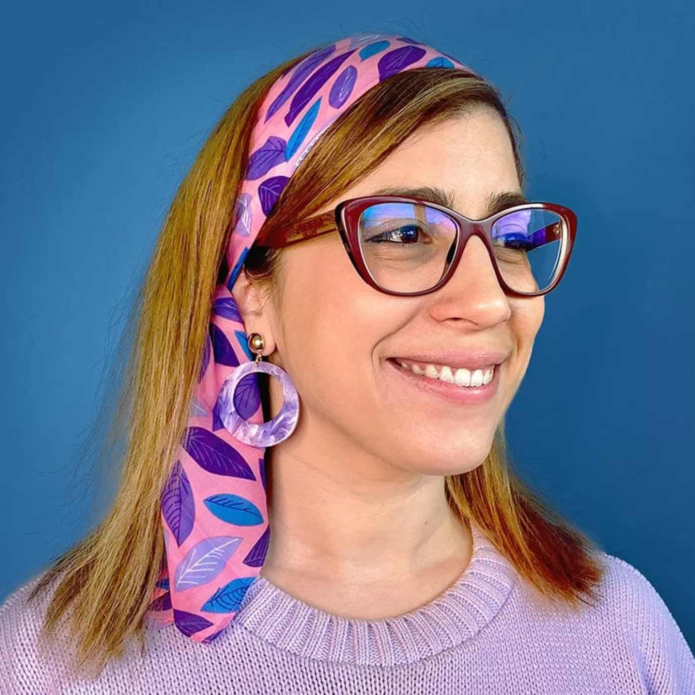 Erstwilder Fastidious Foliage Head Scarf* Scarves