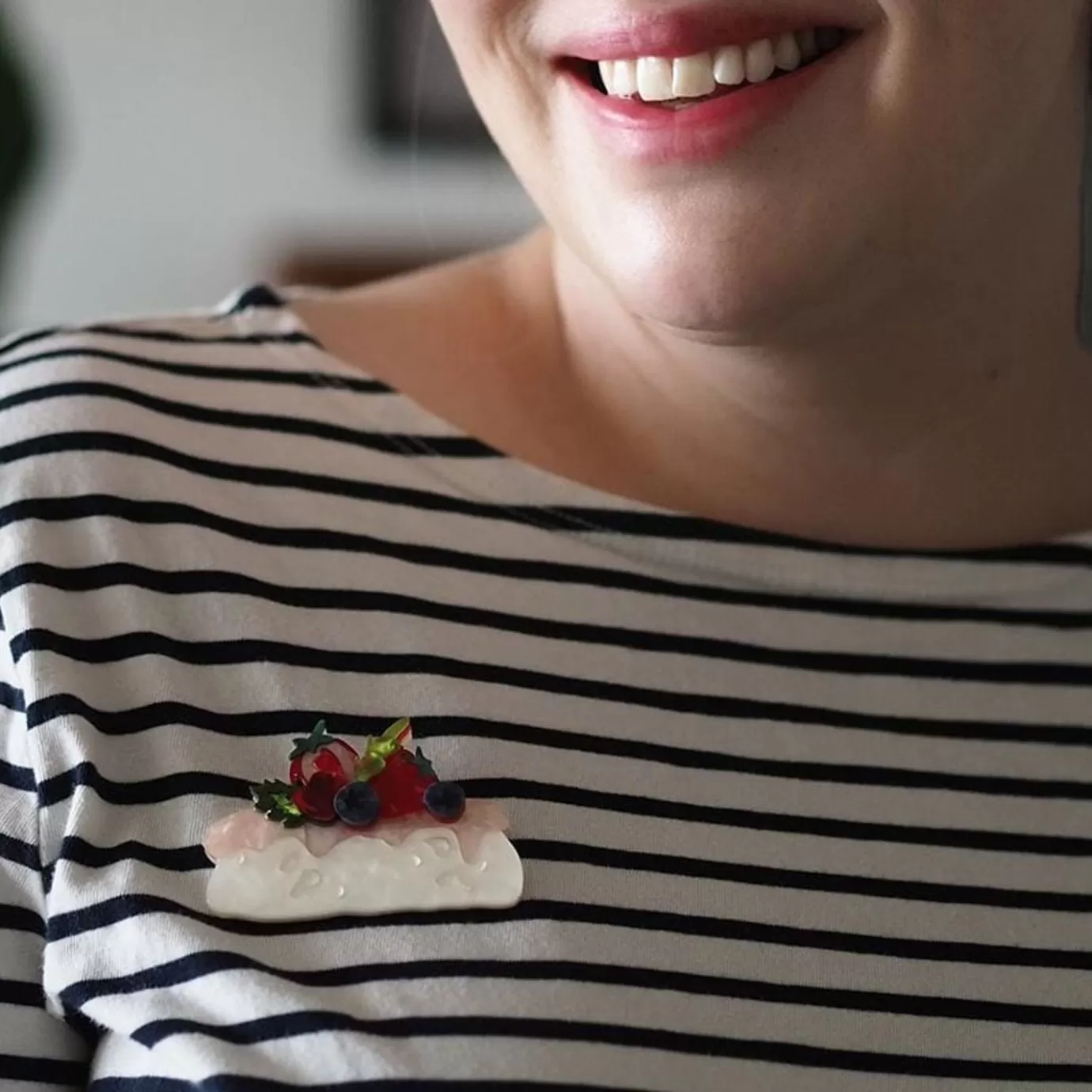 Erstwilder Festive Pavlova Brooch* Brooches