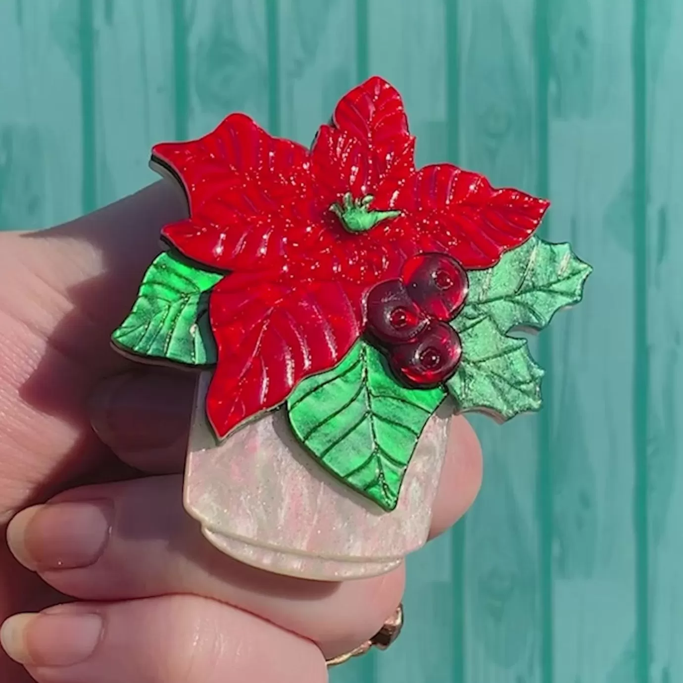 Erstwilder Flower Of The Holy Night Brooch* Brooches