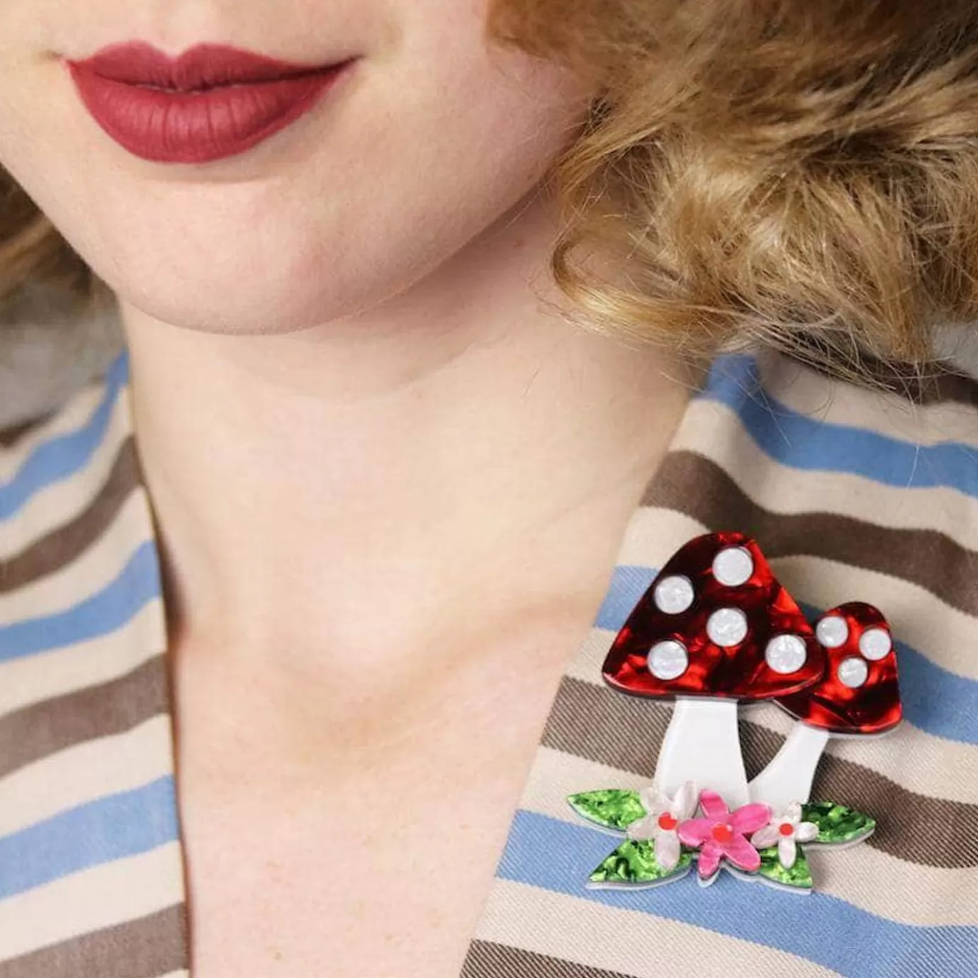 Erstwilder Forest Fun Guy Brooch* Brooches
