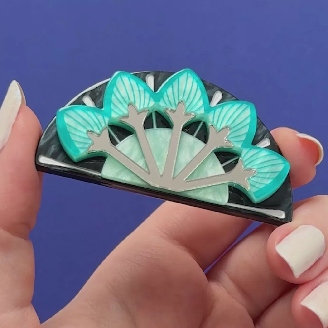 Erstwilder Geometric Fanfare Brooch* Brooches