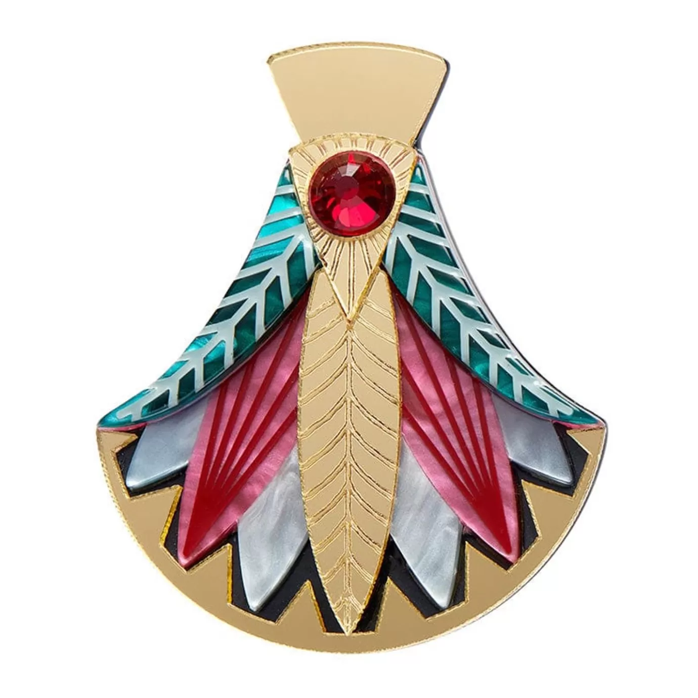 Erstwilder Gift Of The Nile Papyrus Brooch* Brooches