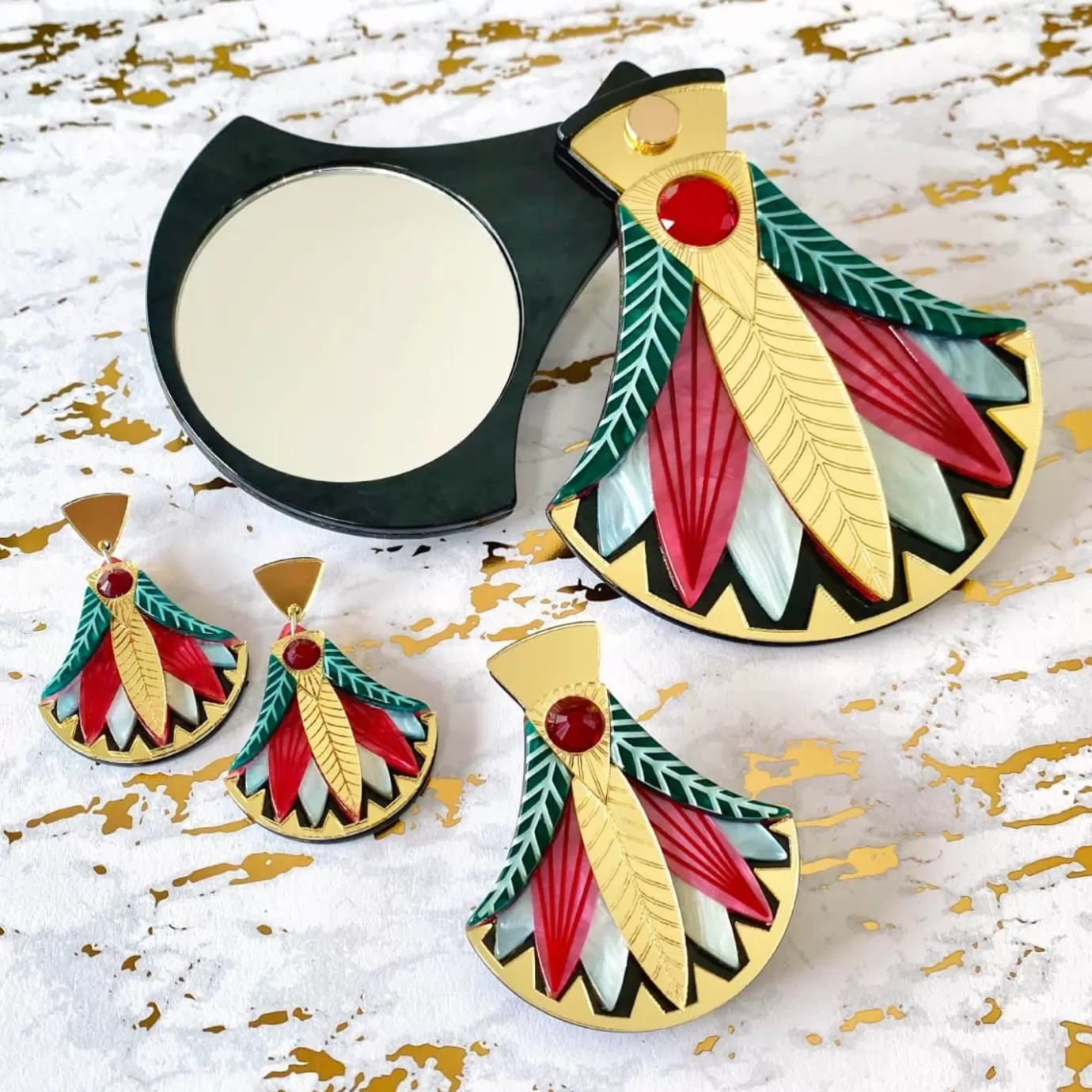 Erstwilder Gift Of The Nile Papyrus Brooch* Brooches