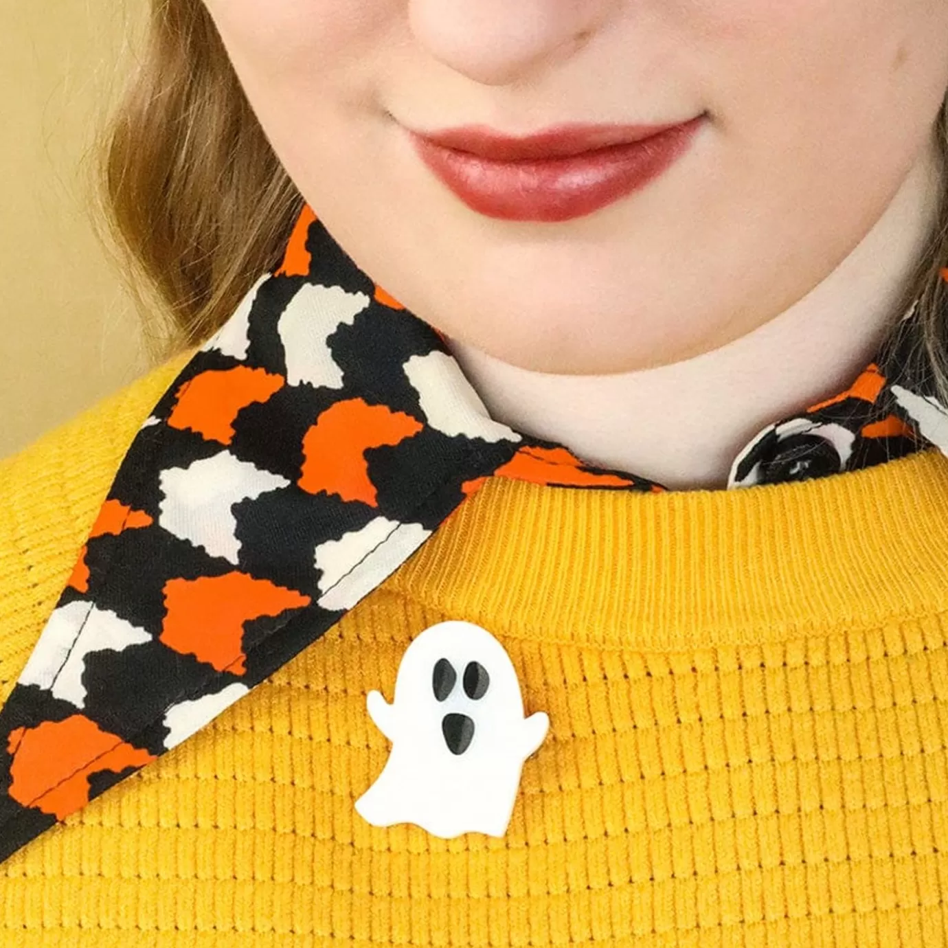 Erstwilder Glitter Ghost Mini Brooch* Brooches