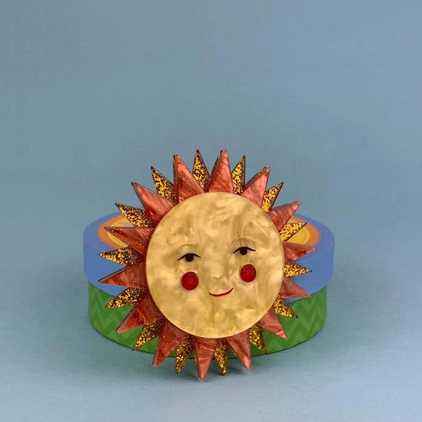 Erstwilder Golden Ray Brooch* Brooches