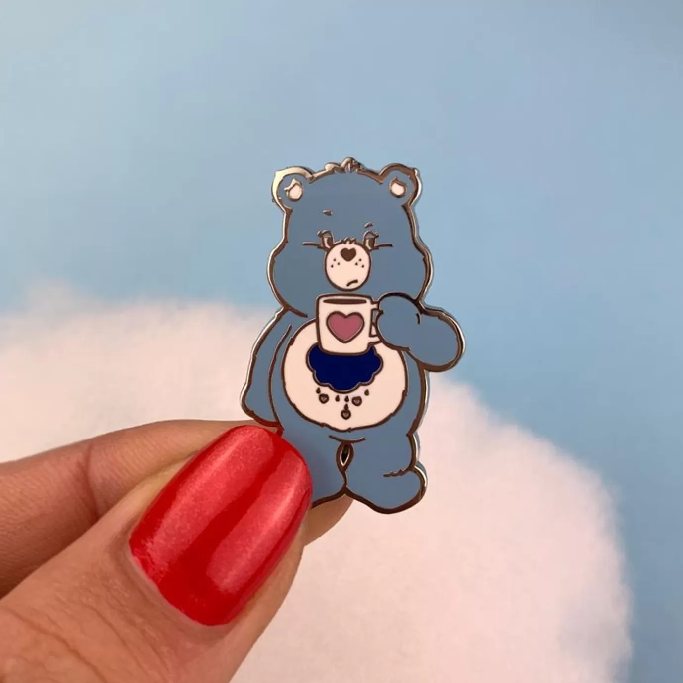 Erstwilder Good Morning, Grumpy Bear Enamel Pin* Enamel Pins