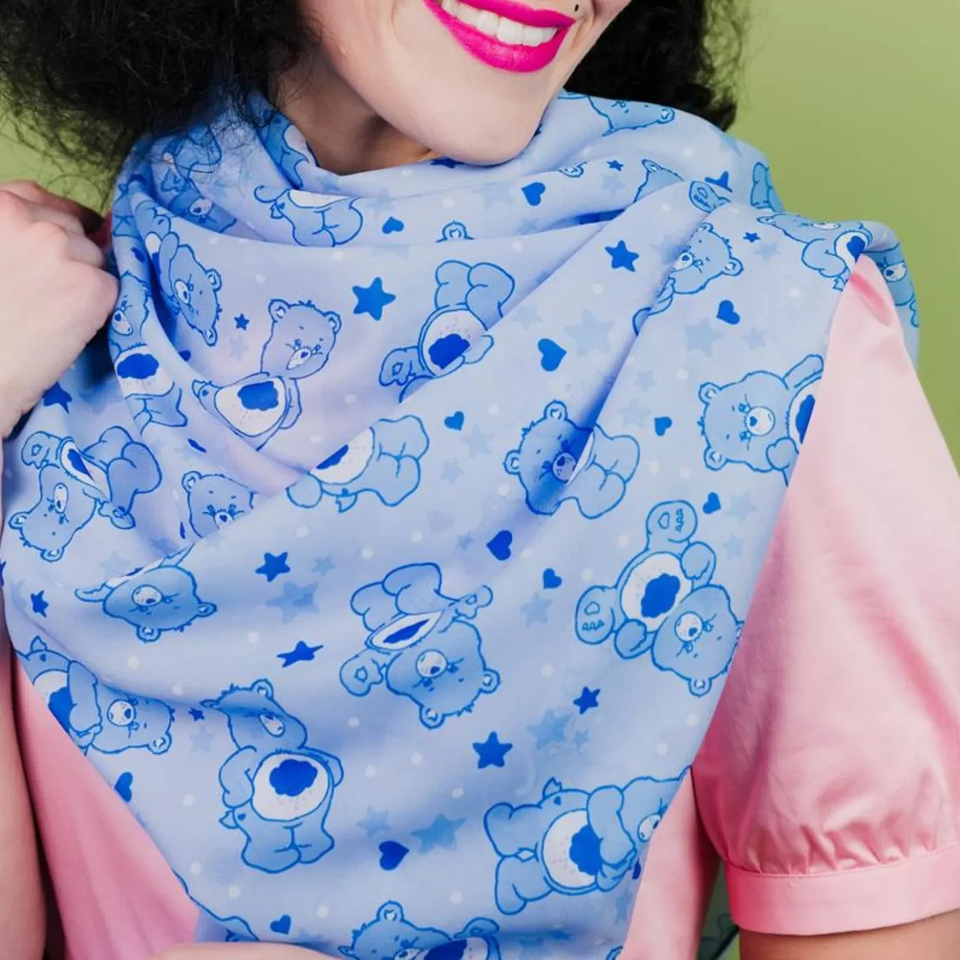 Erstwilder Grumpy Bear Large Neck Scarf* Scarves