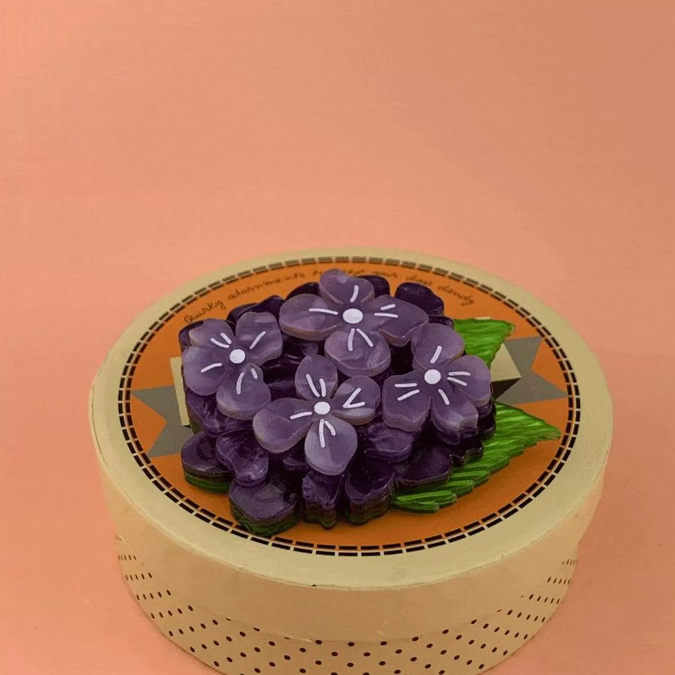 Erstwilder Heartfelt Hydrangea Brooch* Brooches