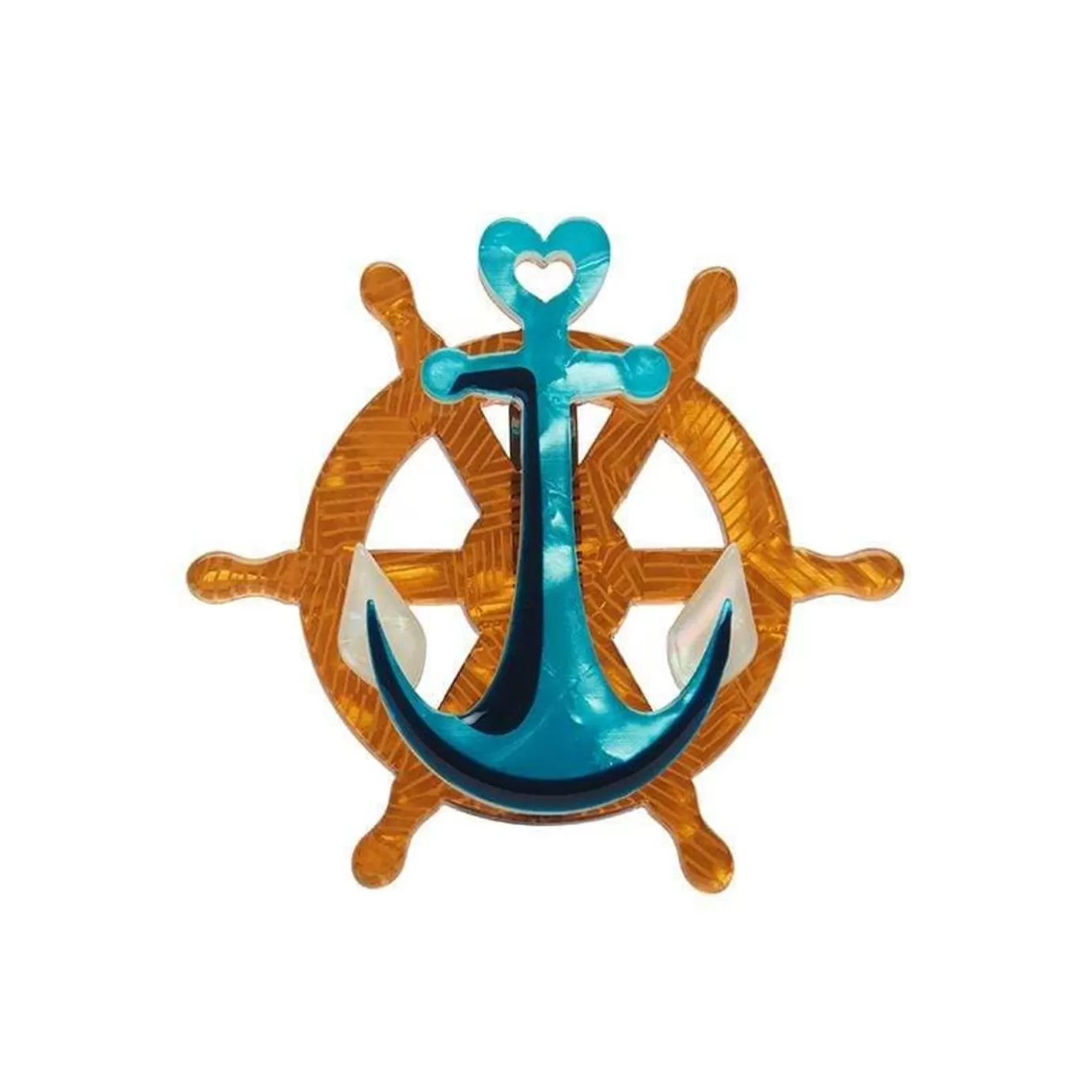 Erstwilder Helm And Home Mini Brooch* Brooches