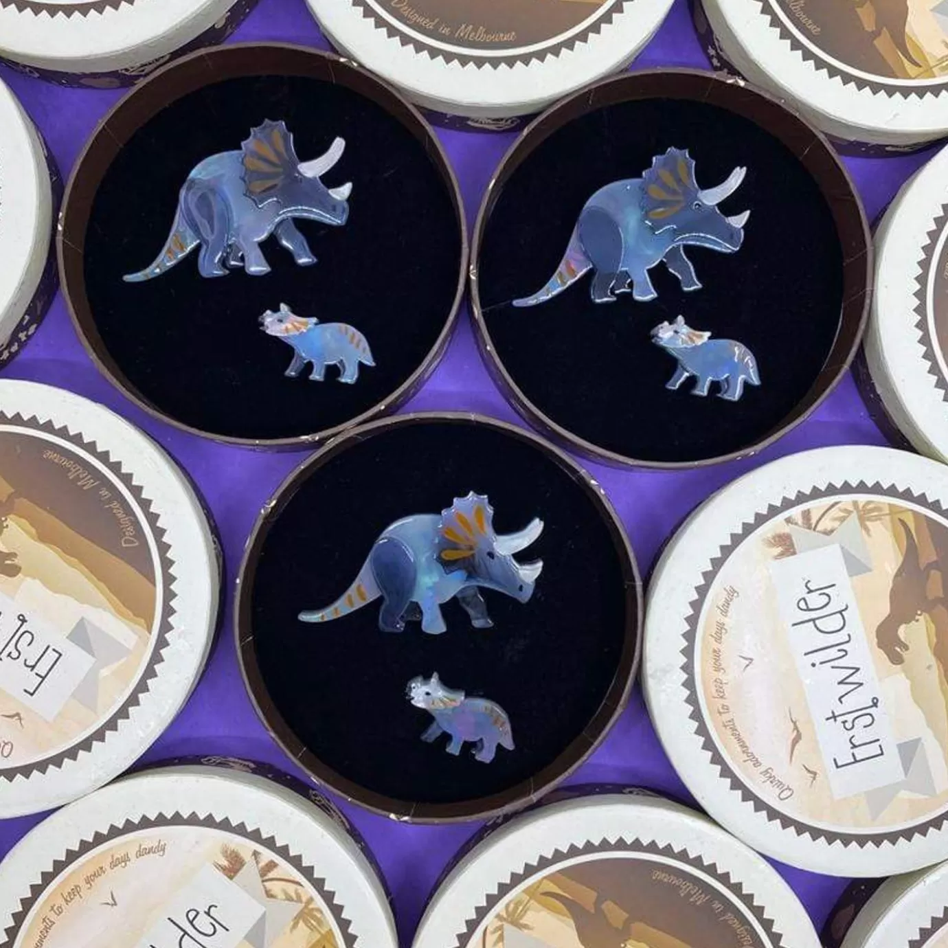 Erstwilder Herbivore Heritage Brooch Set* Brooches