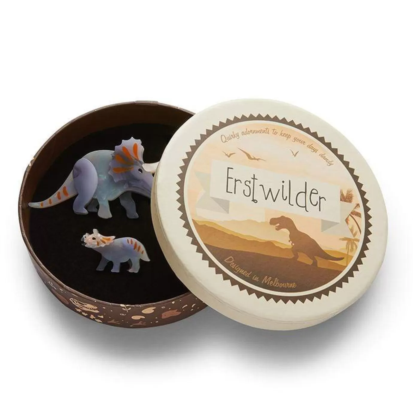 Erstwilder Herbivore Heritage Brooch Set* Brooches