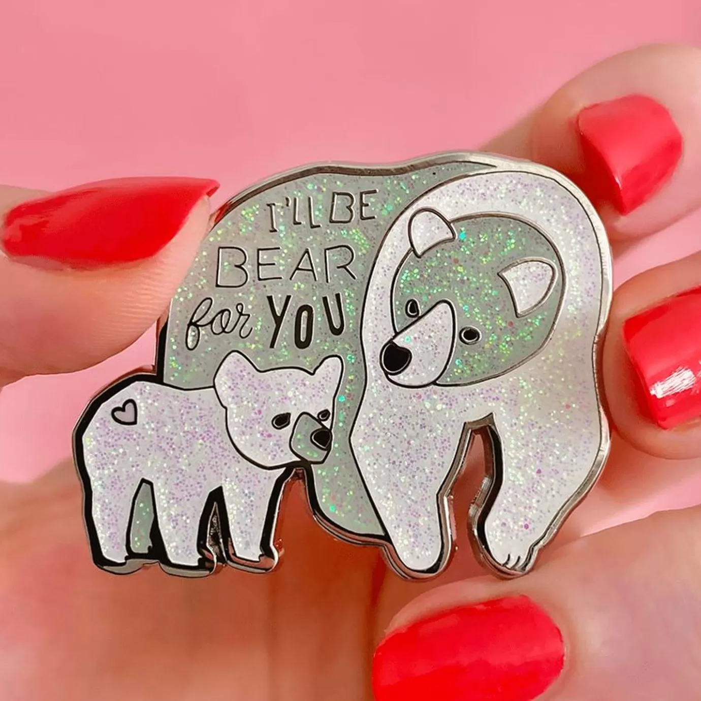 Erstwilder I'Ll Be Bear For You Enamel Pin* Enamel Pins