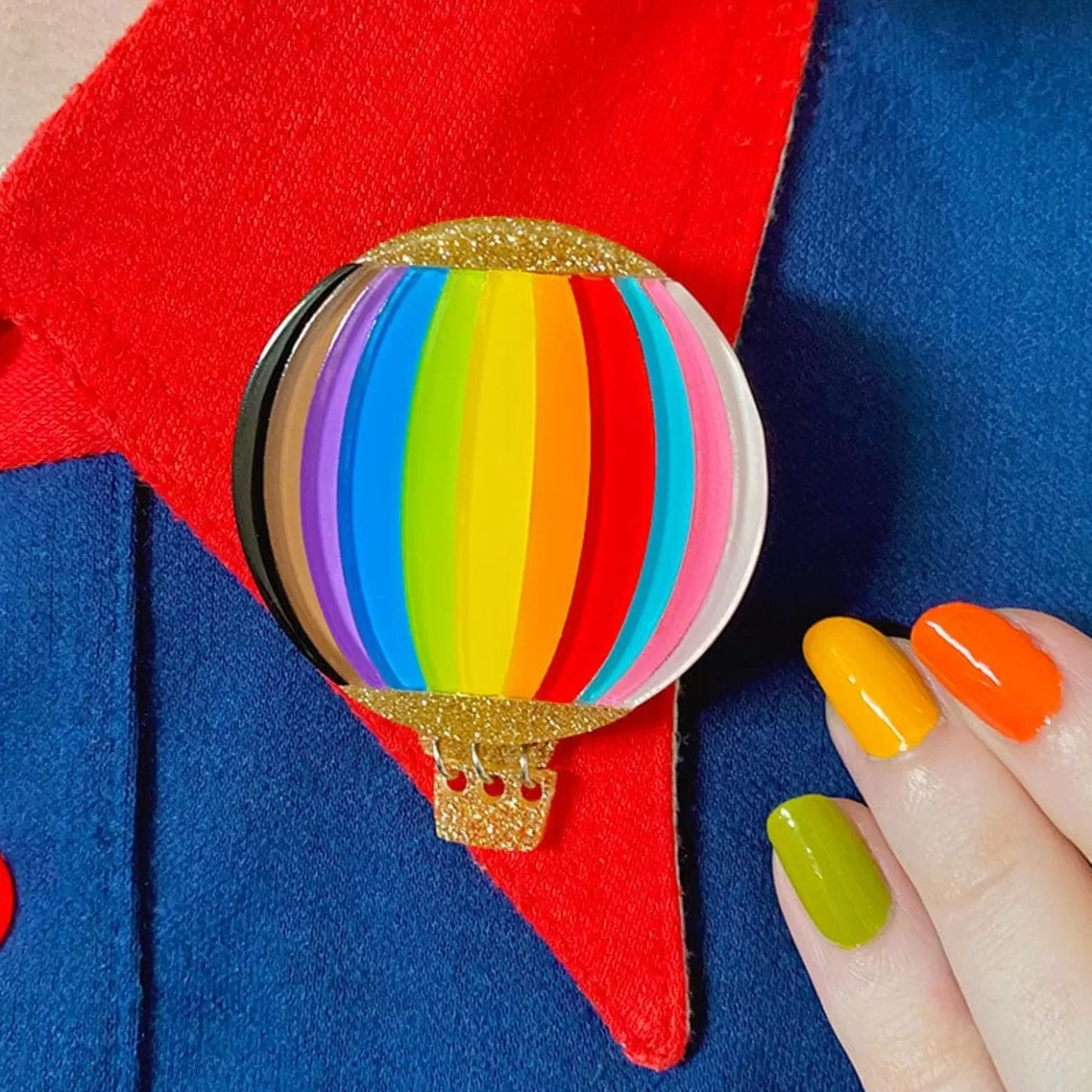 Erstwilder Inclusion Around The World Brooch* Brooches