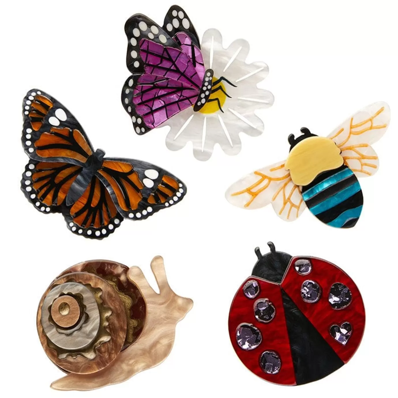 Erstwilder Insect Minis Brooch Set - 5 Pack* Brooches