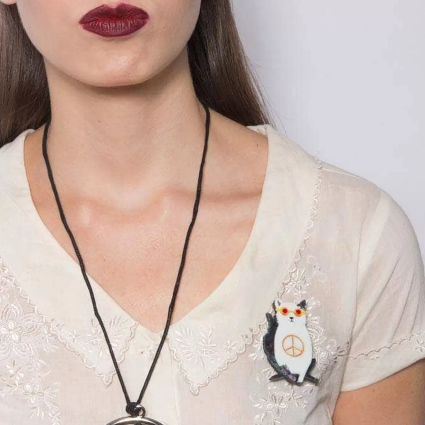 Erstwilder Instant Karma Cat Brooch* Brooches