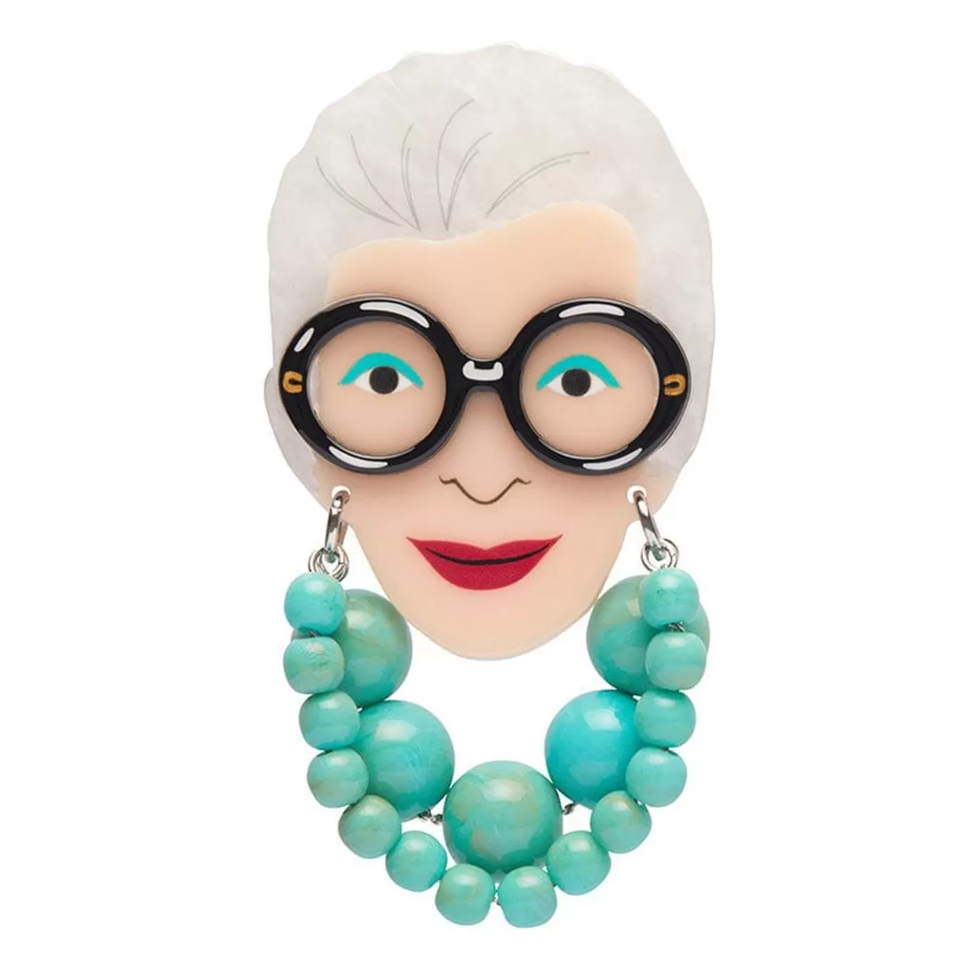 Erstwilder Iris The Style Icon Brooch* Brooches