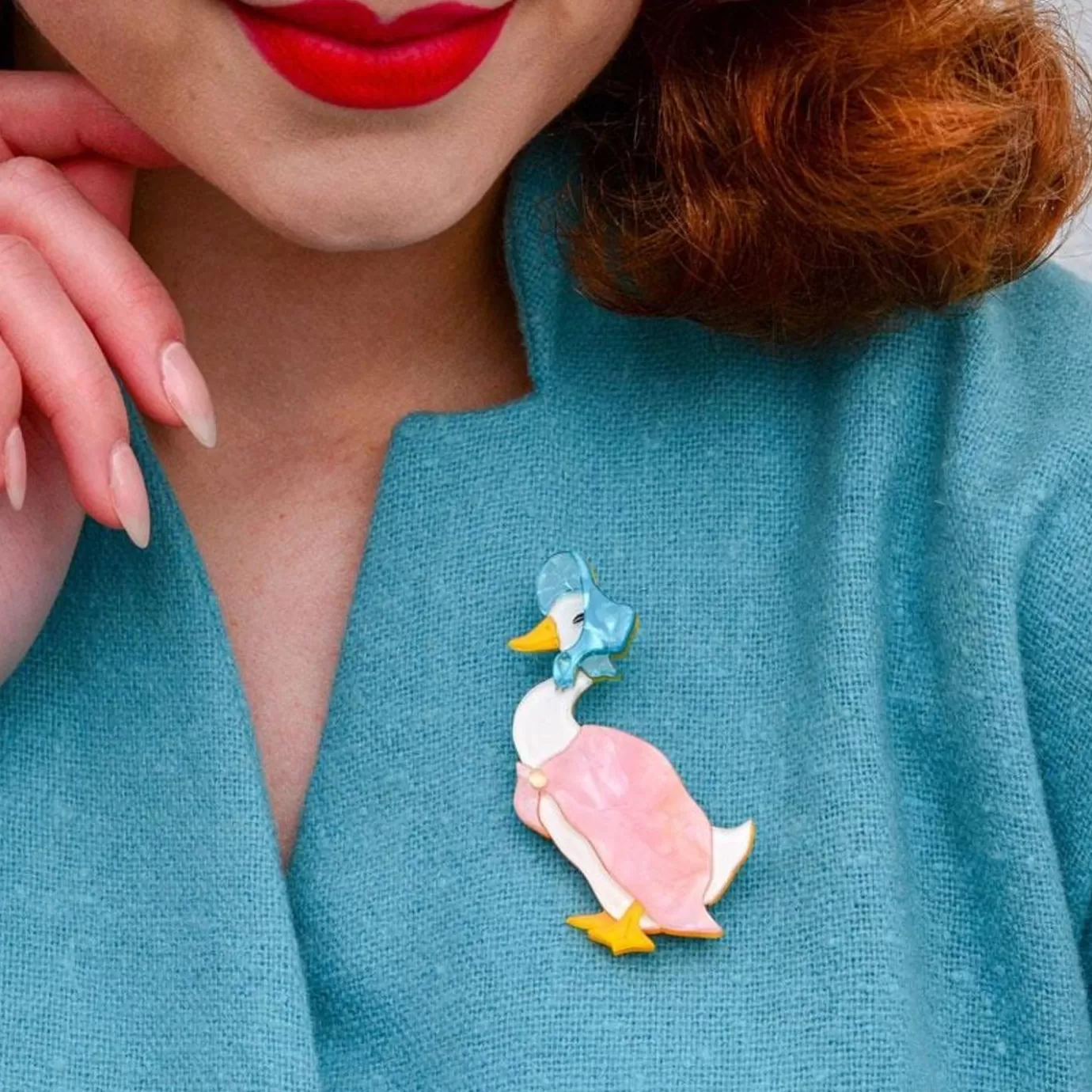 Erstwilder Jemima Puddle-Duck Brooch* Brooches