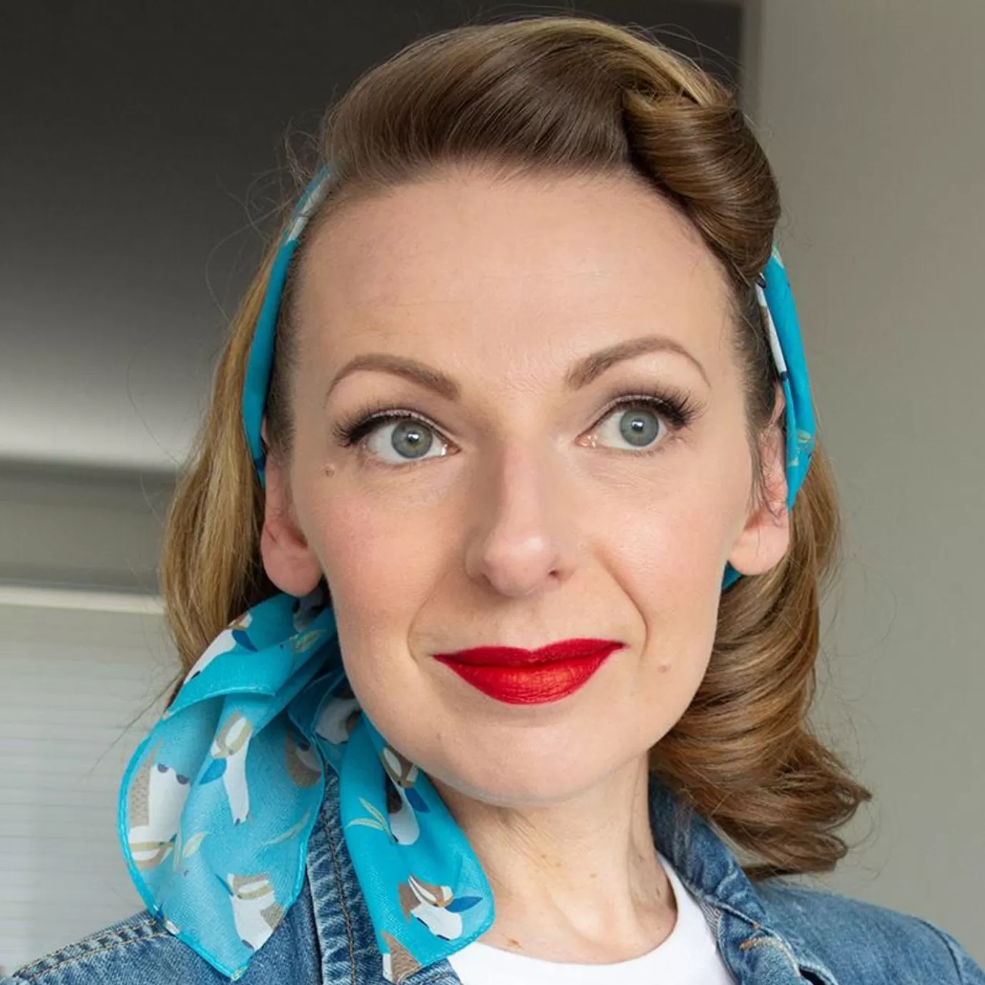 Erstwilder Kallista The Kookaburra Head Scarf* Scarves