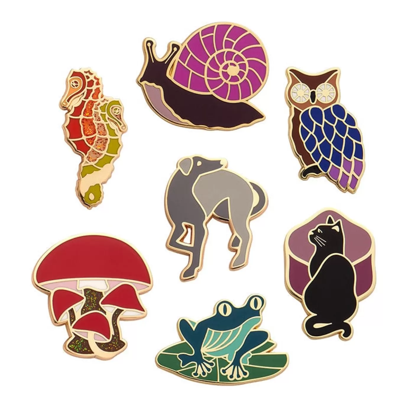 Erstwilder La Belle Epoque Pin Pack - 7 Pack* Enamel Pins