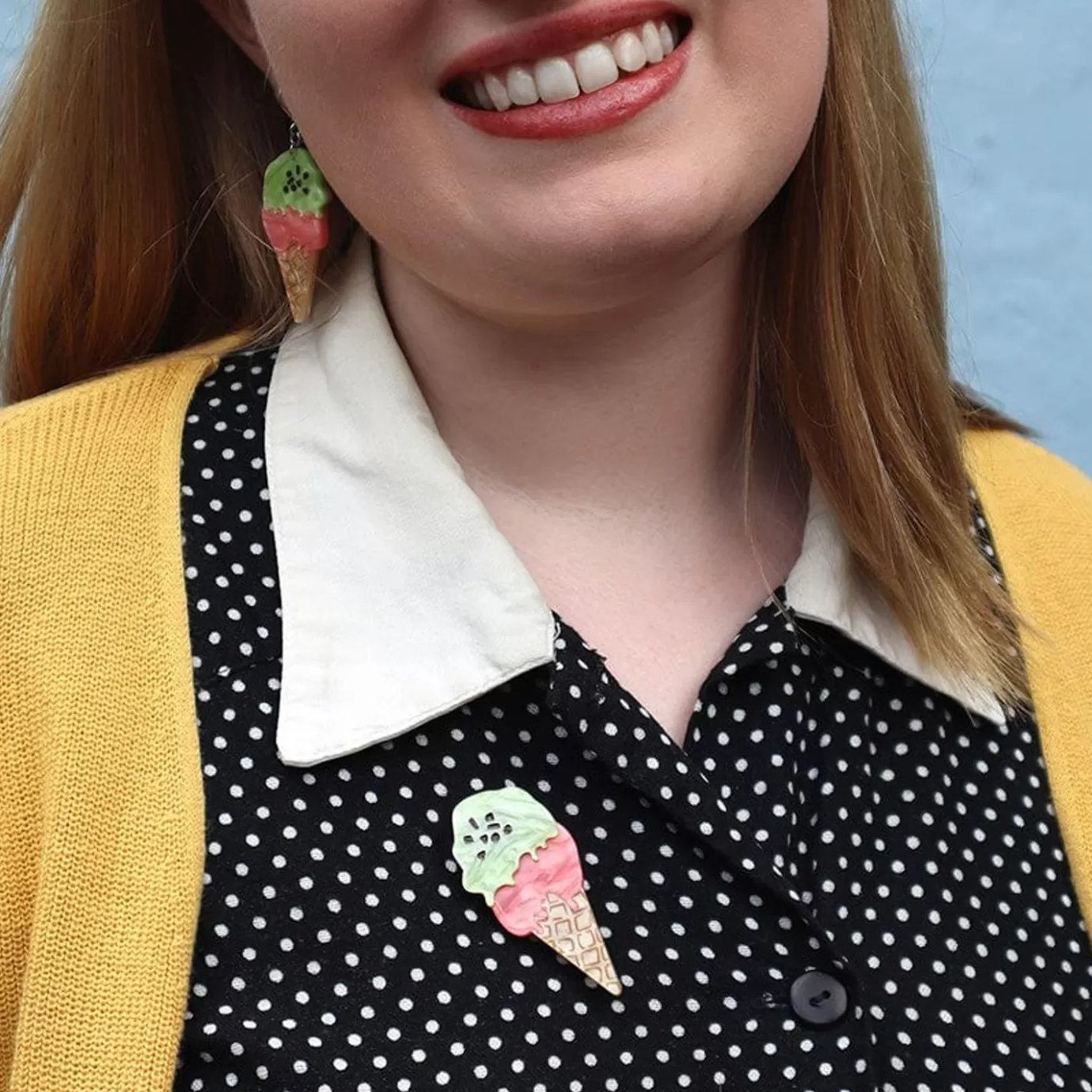 Erstwilder La Dolce Vita Gelato Brooch* Brooches