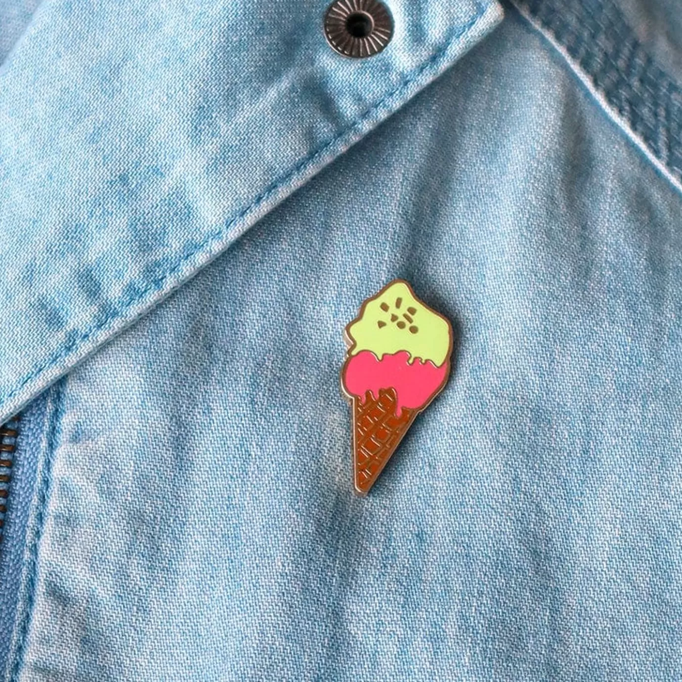Erstwilder La Dolce Vita Gelato Enamel Pin* Enamel Pins