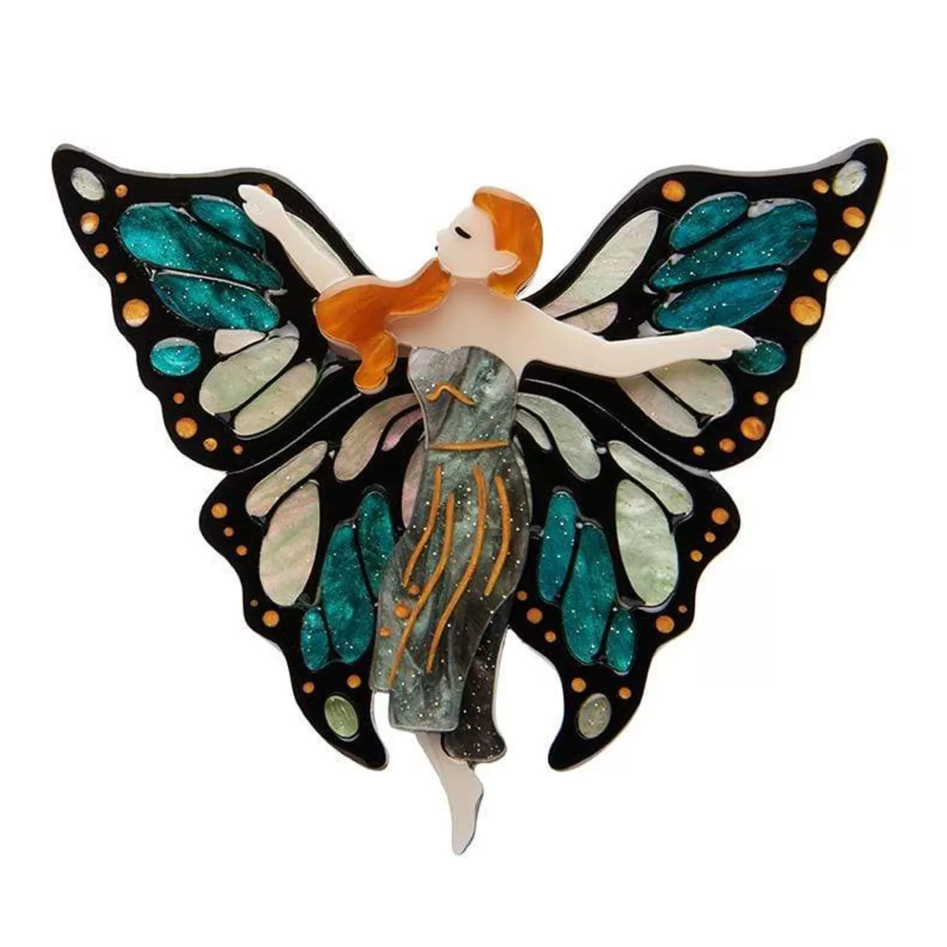 Erstwilder La Fee Verte Brooch* Brooches