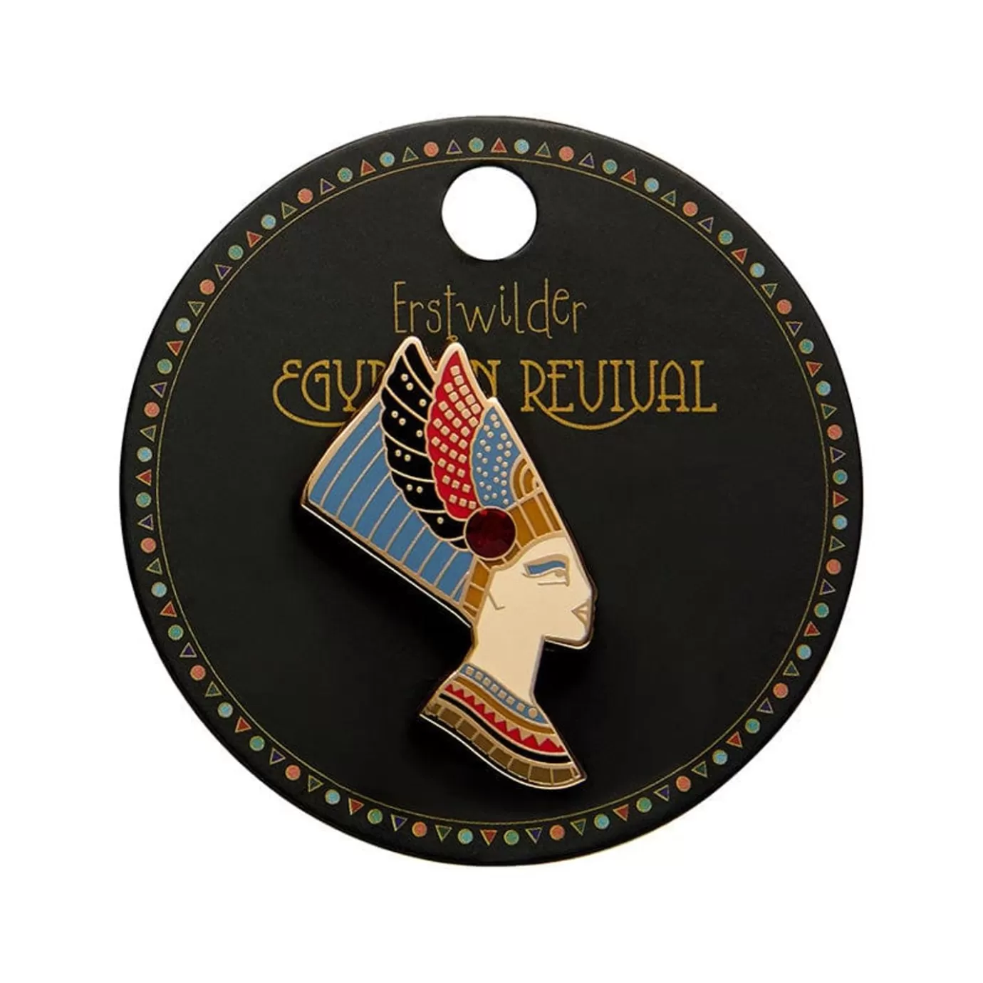 Erstwilder Lady Of Grace Nefertiti Enamel Pin* Enamel Pins