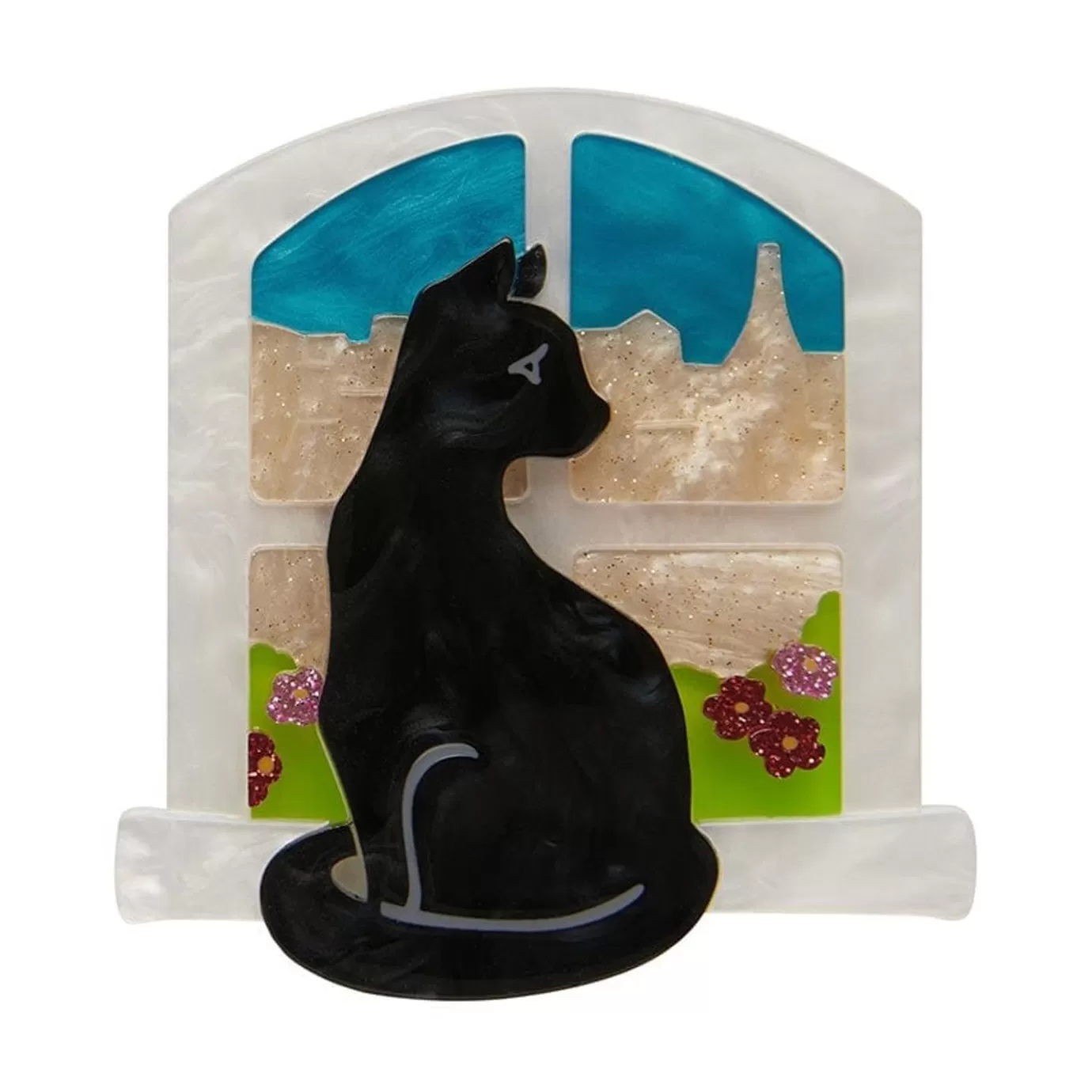 Erstwilder Le Chat Le Reveur Brooch* Brooches