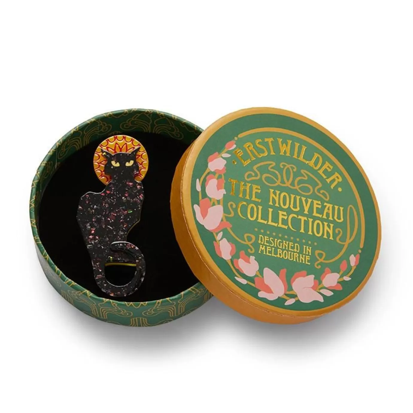 Erstwilder Le Chat Noir Brooch* Brooches