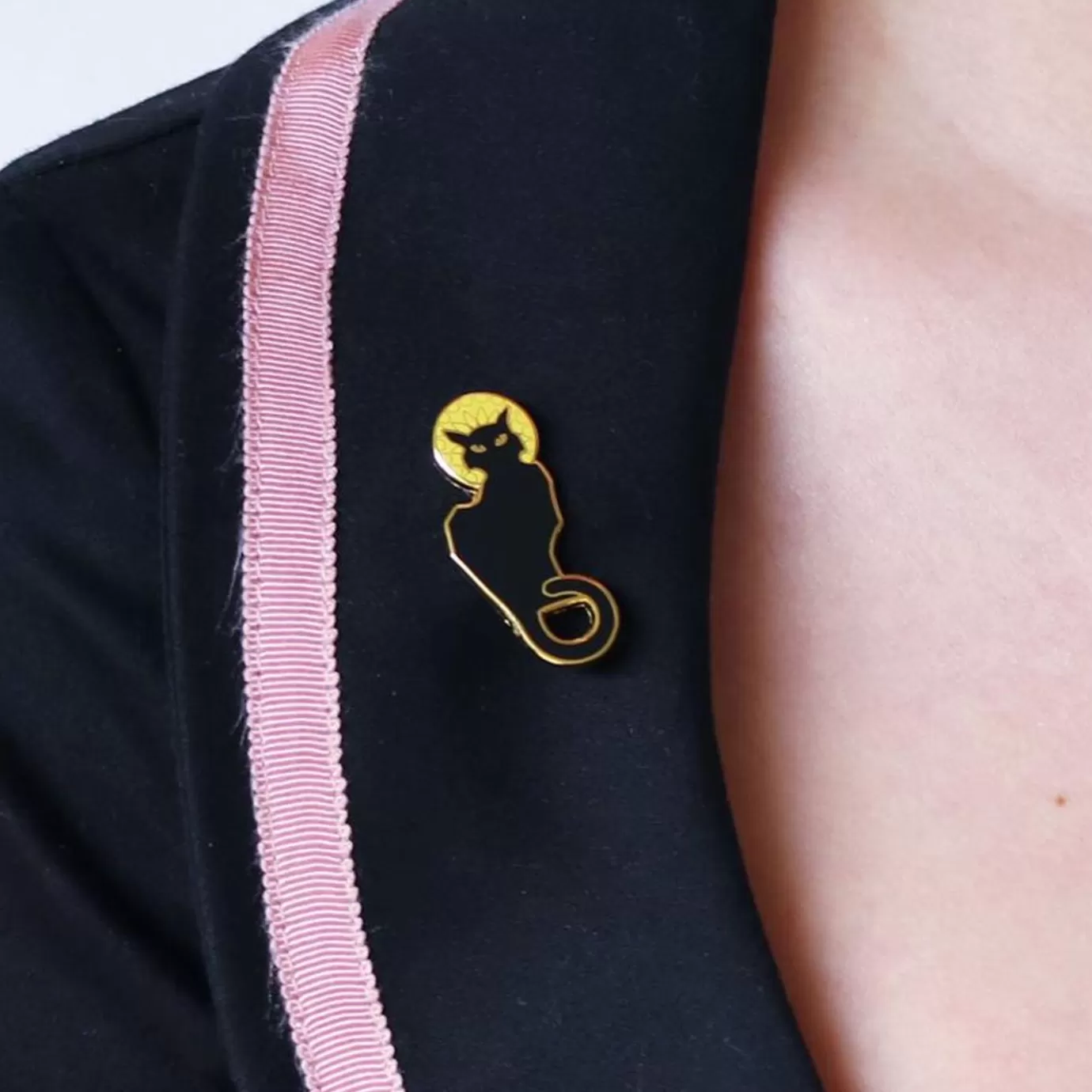Erstwilder Le Chat Noir Enamel Pin* Enamel Pins