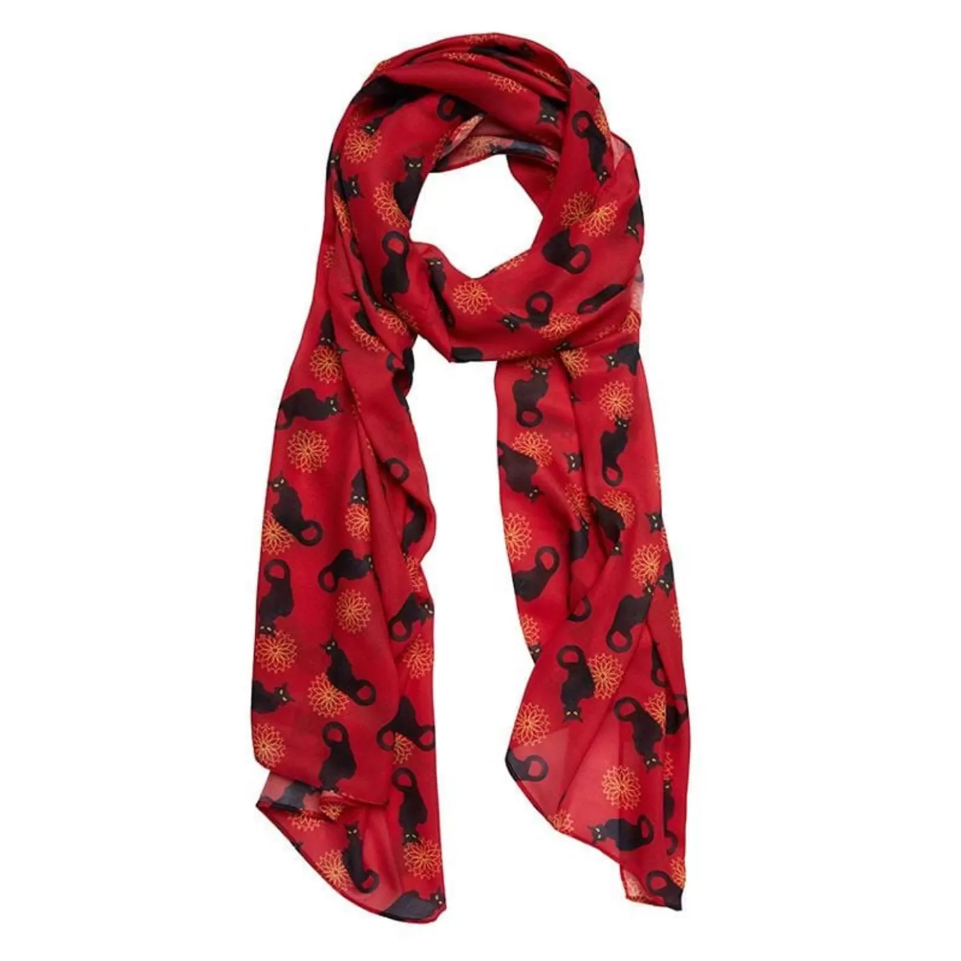 Erstwilder Le Chat Noir Large Neck Scarf* Scarves