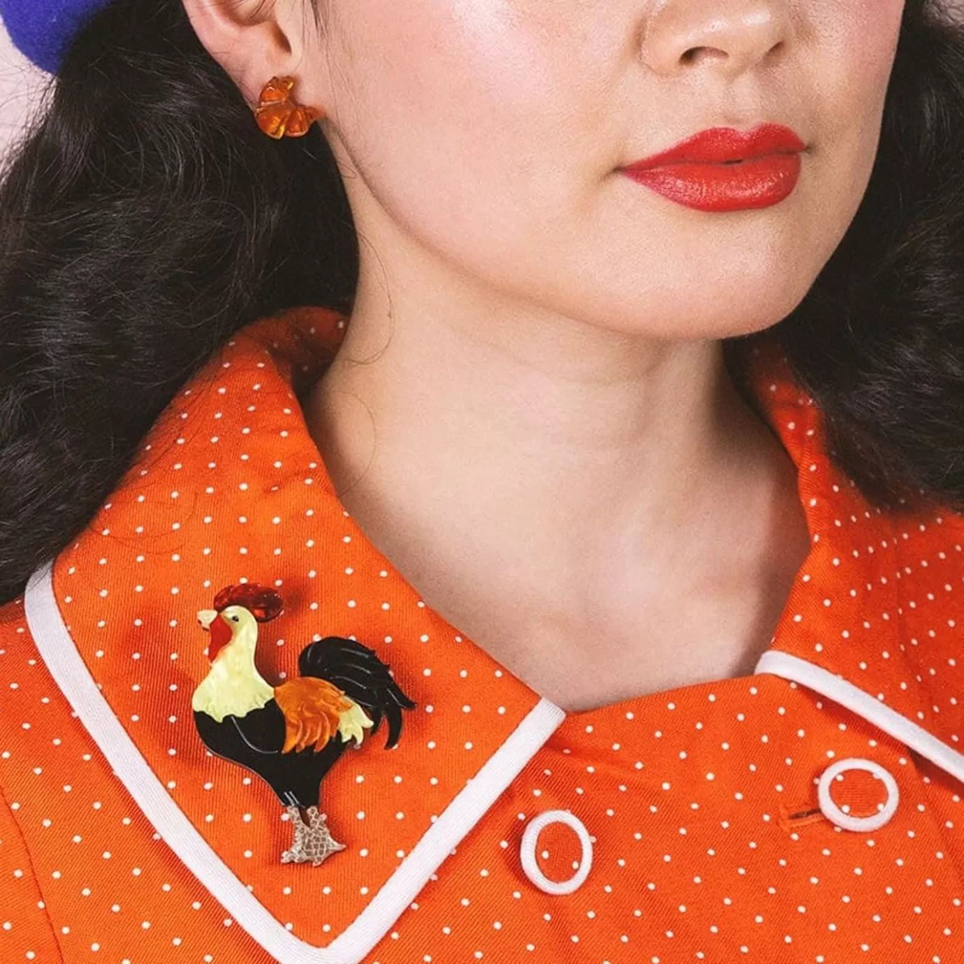 Erstwilder Le Coq Gaulois Brooch* Brooches