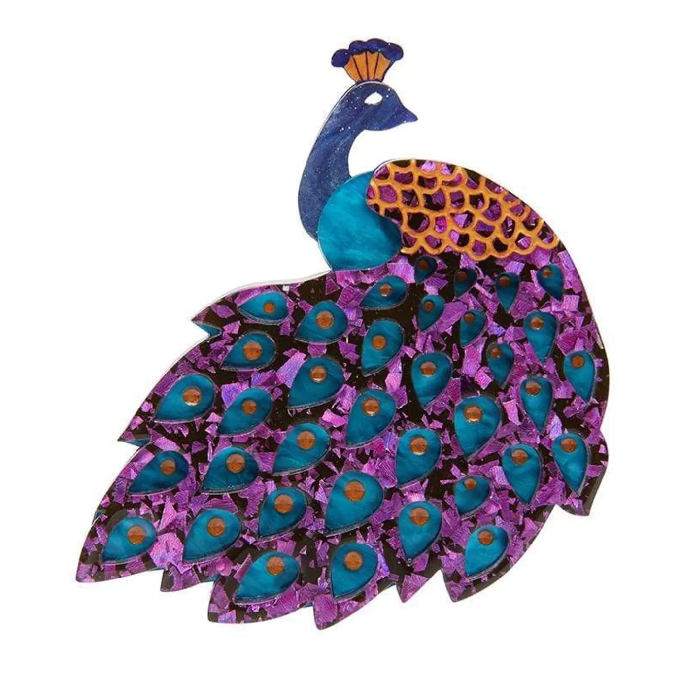 Erstwilder Le Peacock Royal Brooch* Brooches