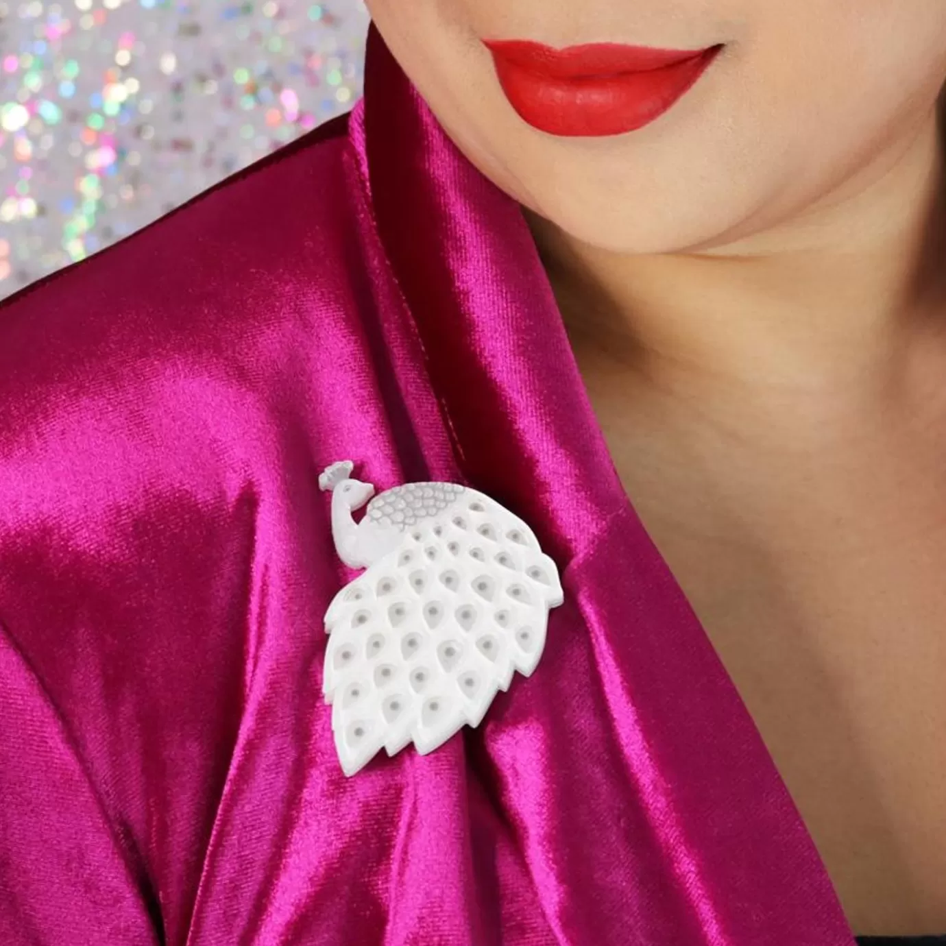 Erstwilder Le Peacock Royal Brooch* Brooches