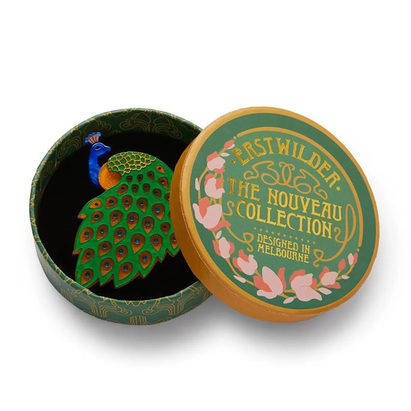 Erstwilder Le Peacock Royal Brooch* Brooches
